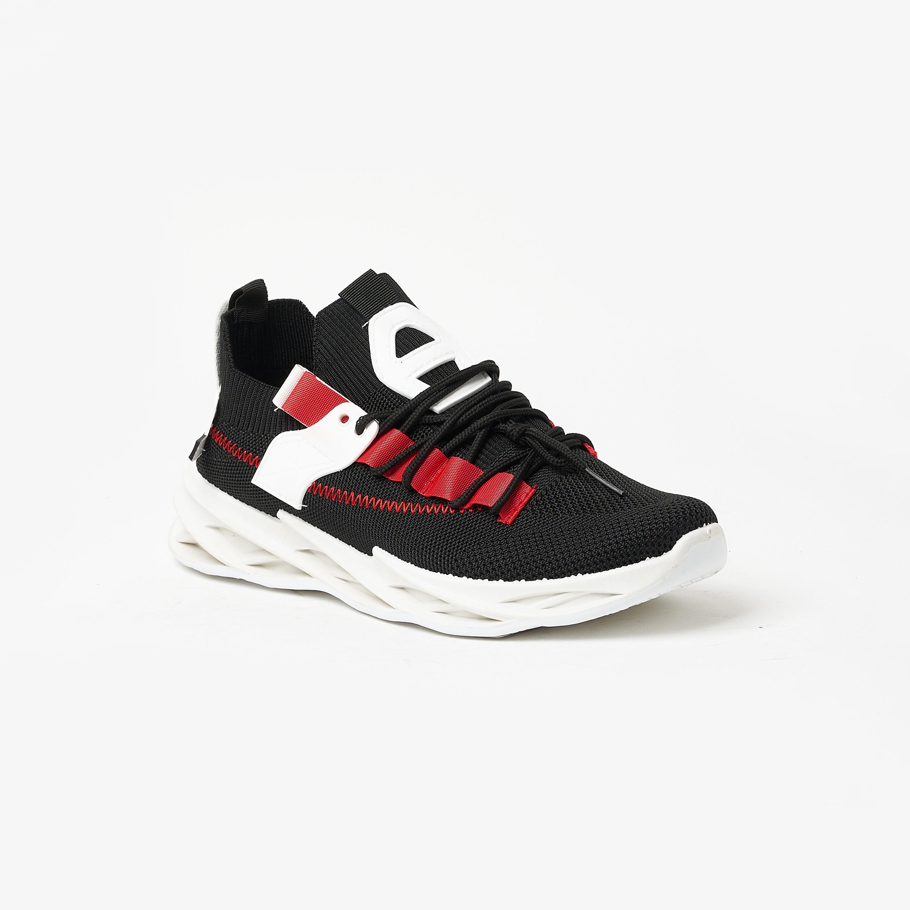 YJM009 | سنيكرز جيومني ذو مكتنزة للرجال مع رباط برقبة منخفضة-men-shoes-sneakers-image-1
