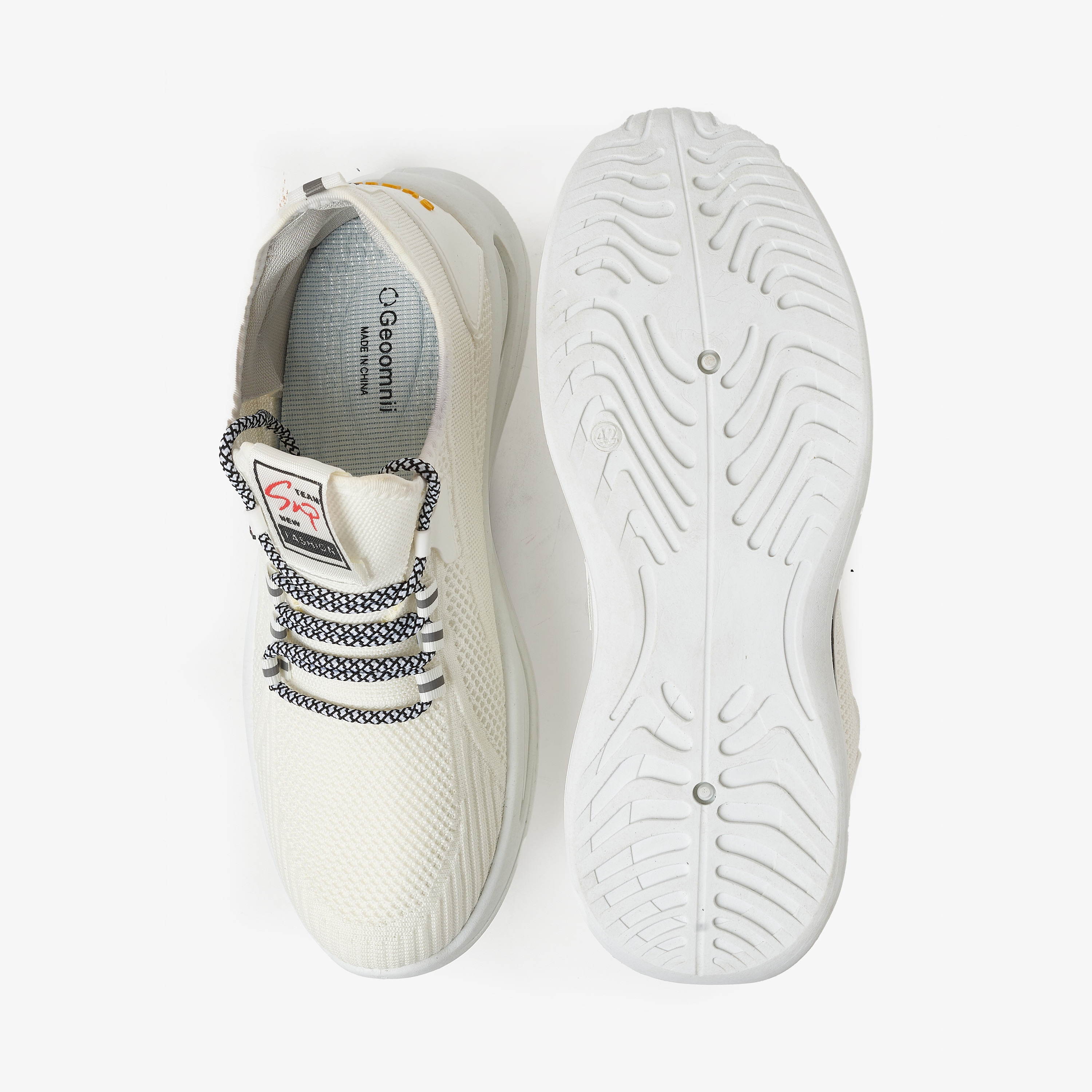 YJM022 | سنيكرز جيومني ذو مكتنزة للرجال مع رباط برقبة منخفضة-men-shoes-sneakers-image-5