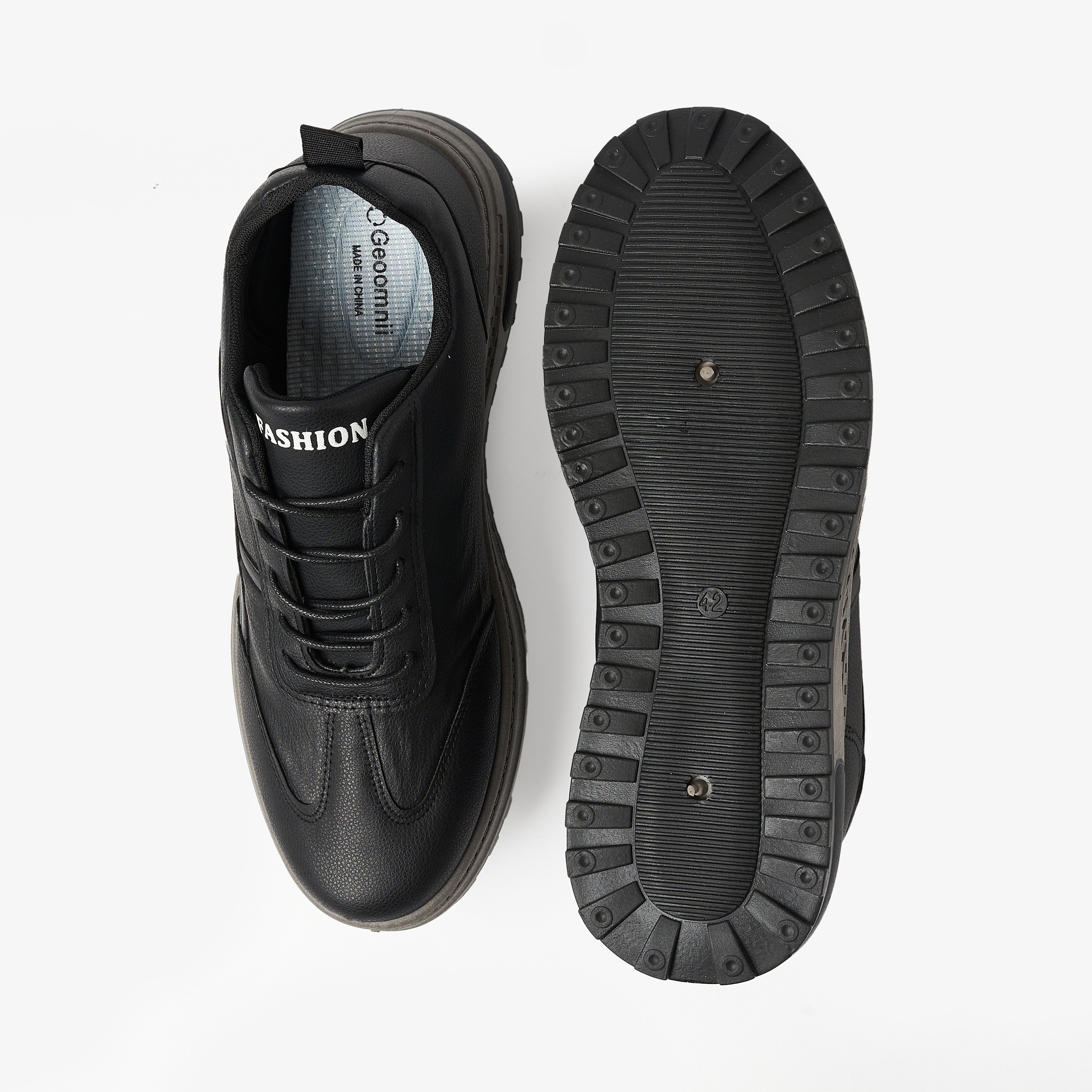 YJM052 | سنيكرز جيومني للرجال مع رباط برقبة منخفضة-men-shoes-sneakers-image-10