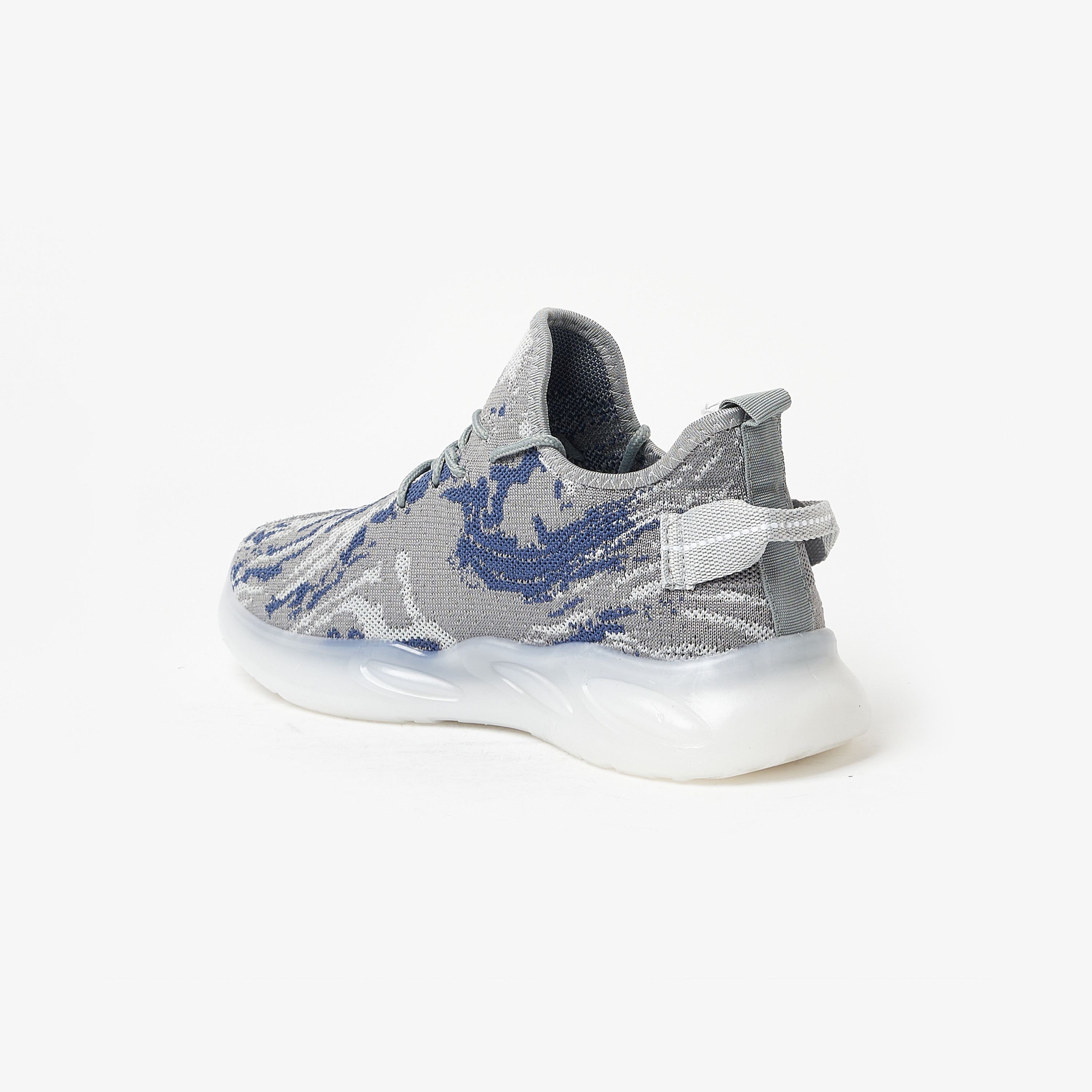  YJM097 | سنيكرز جيومني ذو مكتنزة وكلر بلوك للرجال مع رباط برقبة منخفضة -men-shoes-sneakers-image-3