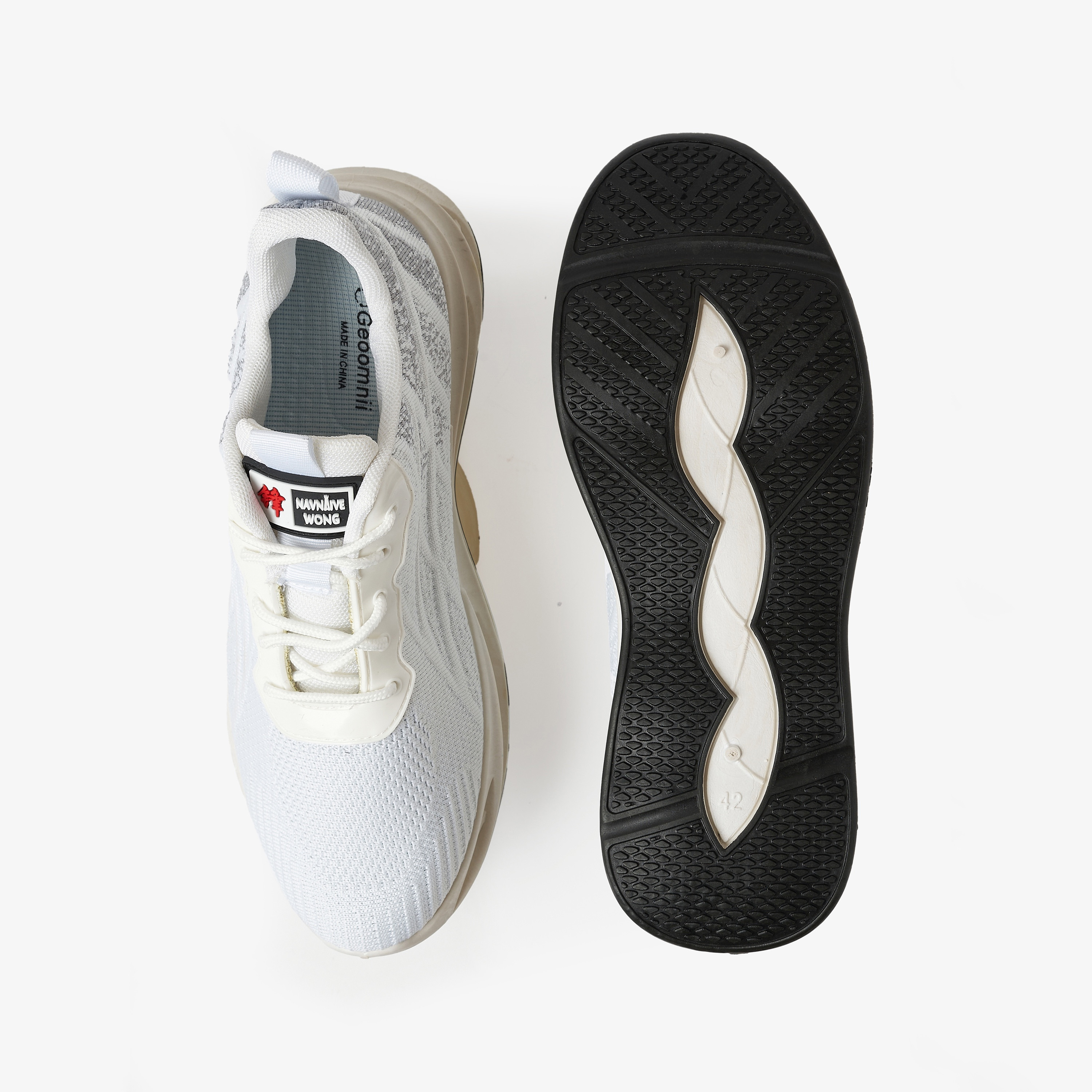  YJM129 | سنيكرز جيومني ذو مكتنزة للرجال مع رباط برقبة منخفضة -men-shoes-sneakers-image-10