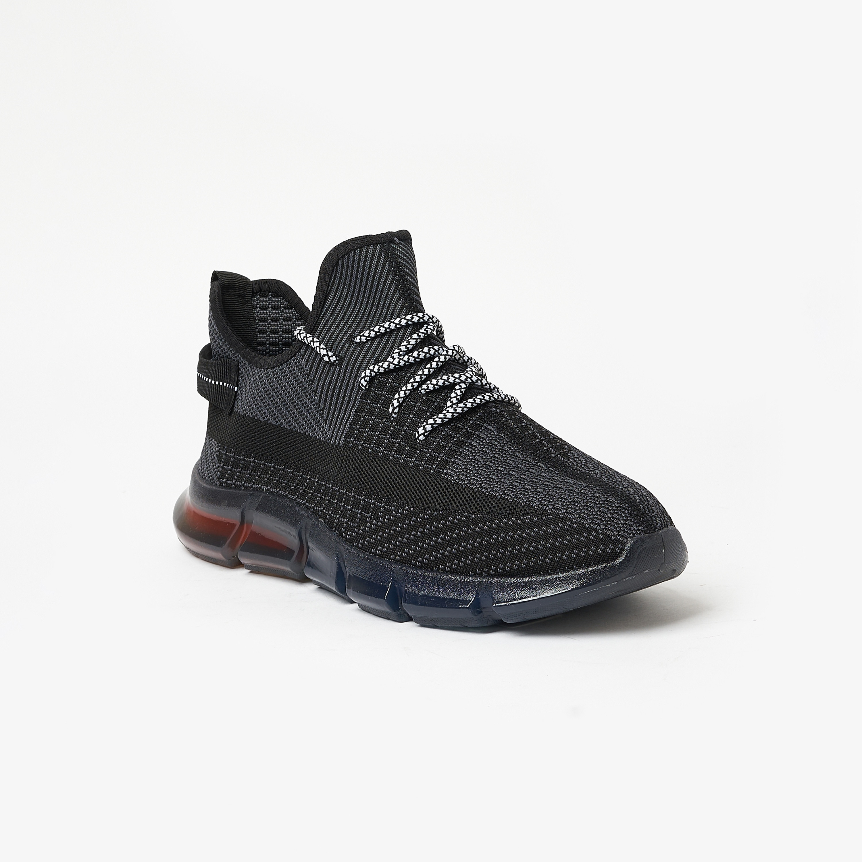 Geoomnii Men's Colour Block Low Top Chunky Lace-Up Sneakers | YJM134-men-shoes-sneakers-image-1