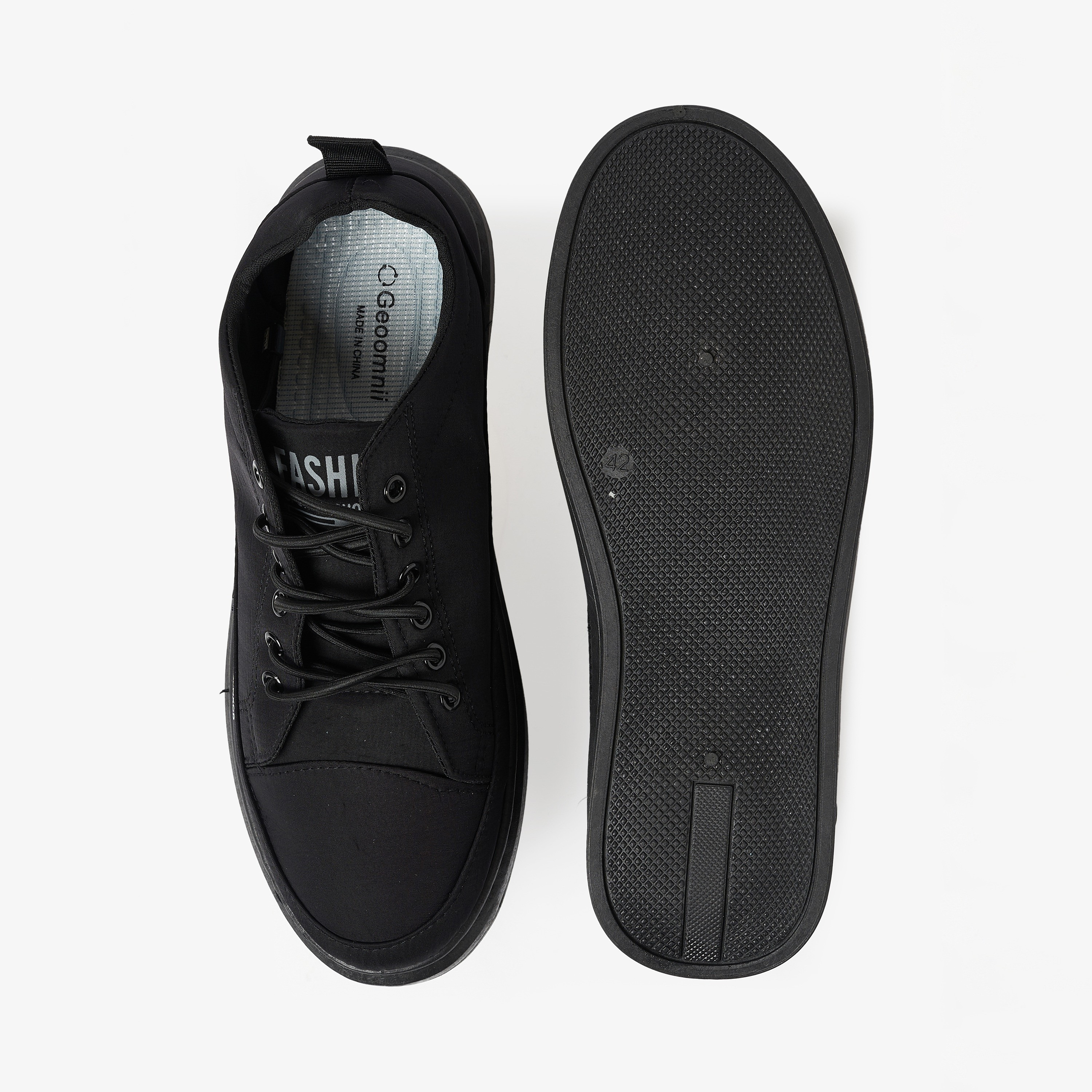 Geoomnii Men's Low Top Lace-Up Sneakers | YJM184-men-shoes-sneakers-image-5
