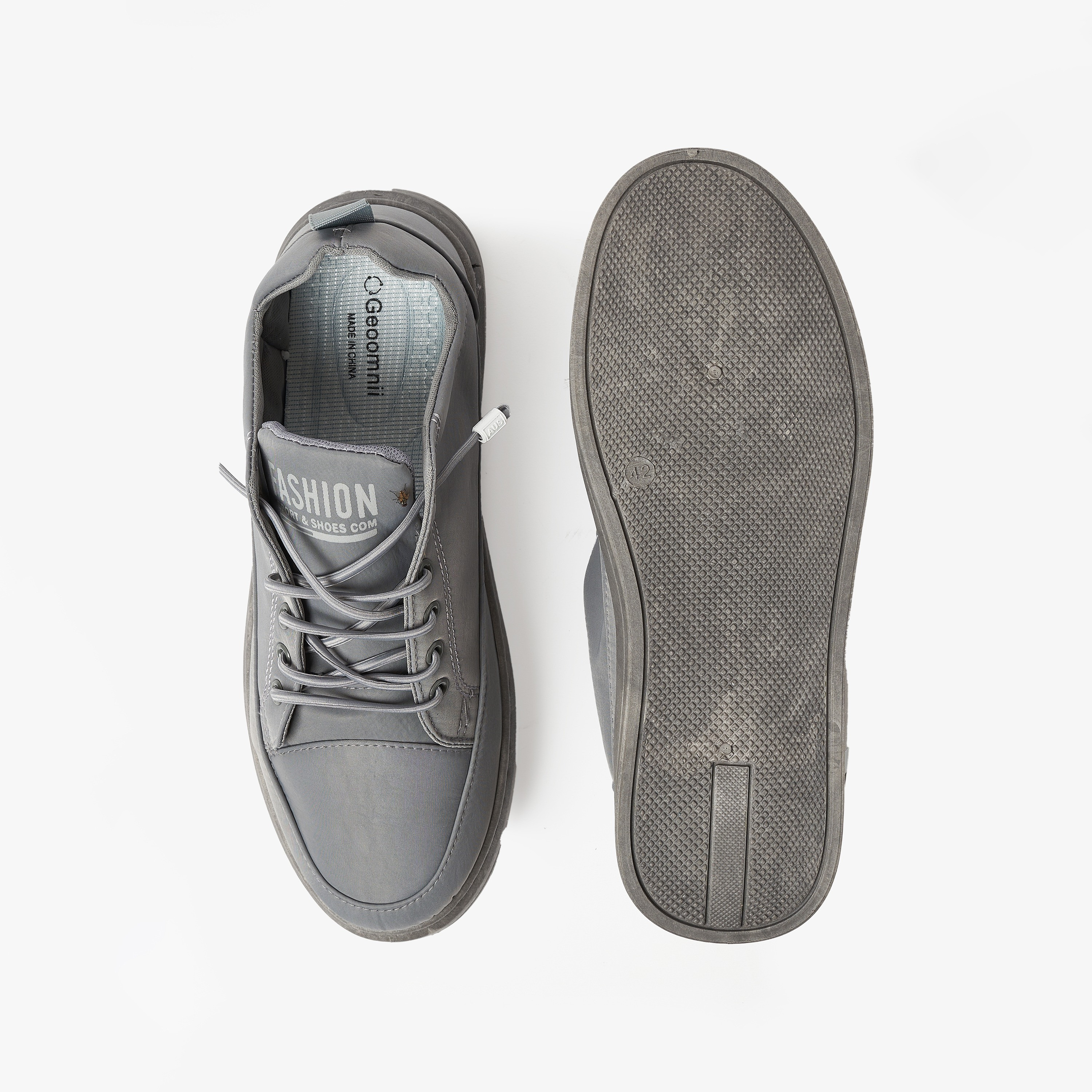 Geoomnii Men's Low Top Lace-Up Sneakers | YJM184-men-shoes-sneakers-image-10