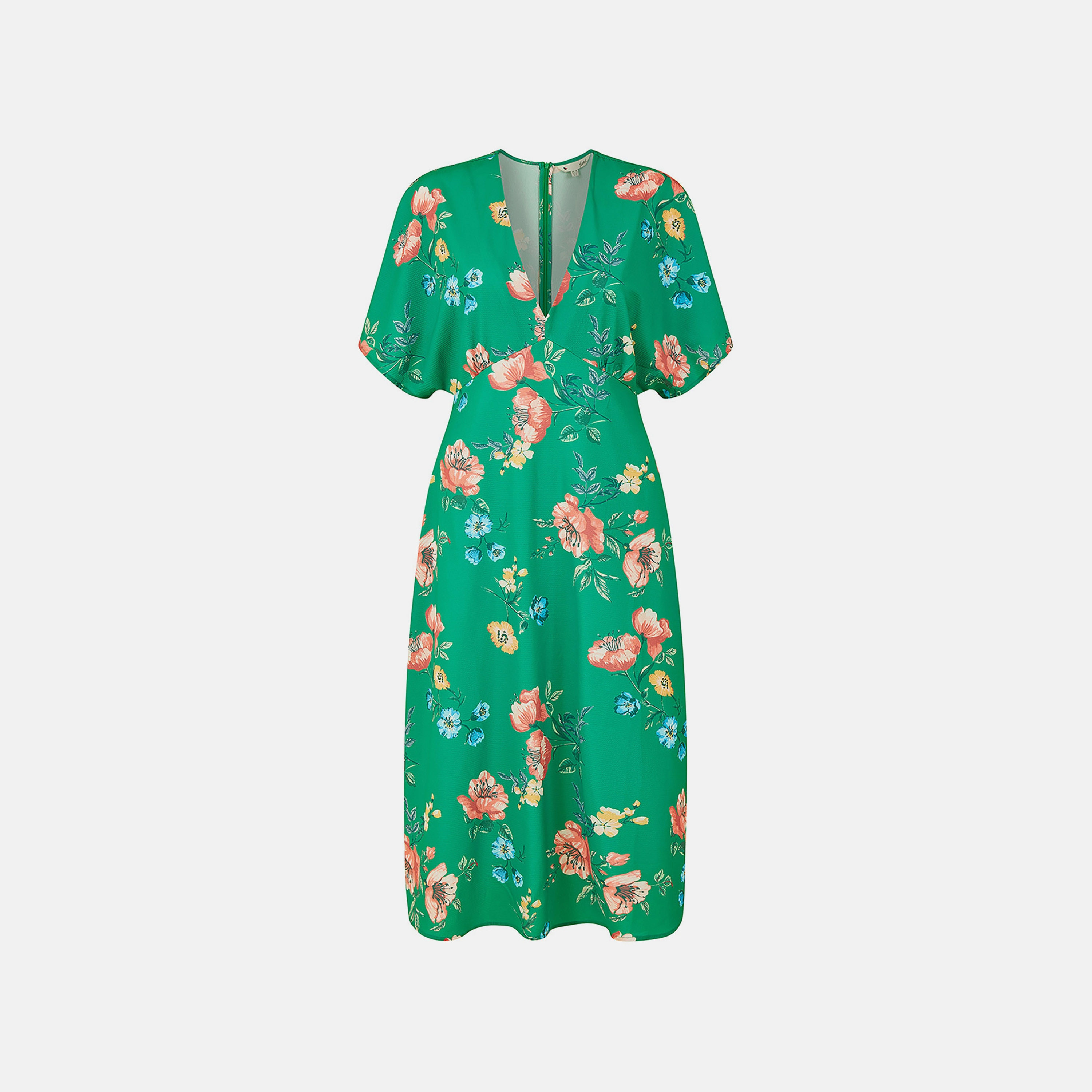 فستان كيمونو نسائي متوسط الطول بطبعة زهور من يامي-women-clothing-dresses-image-10