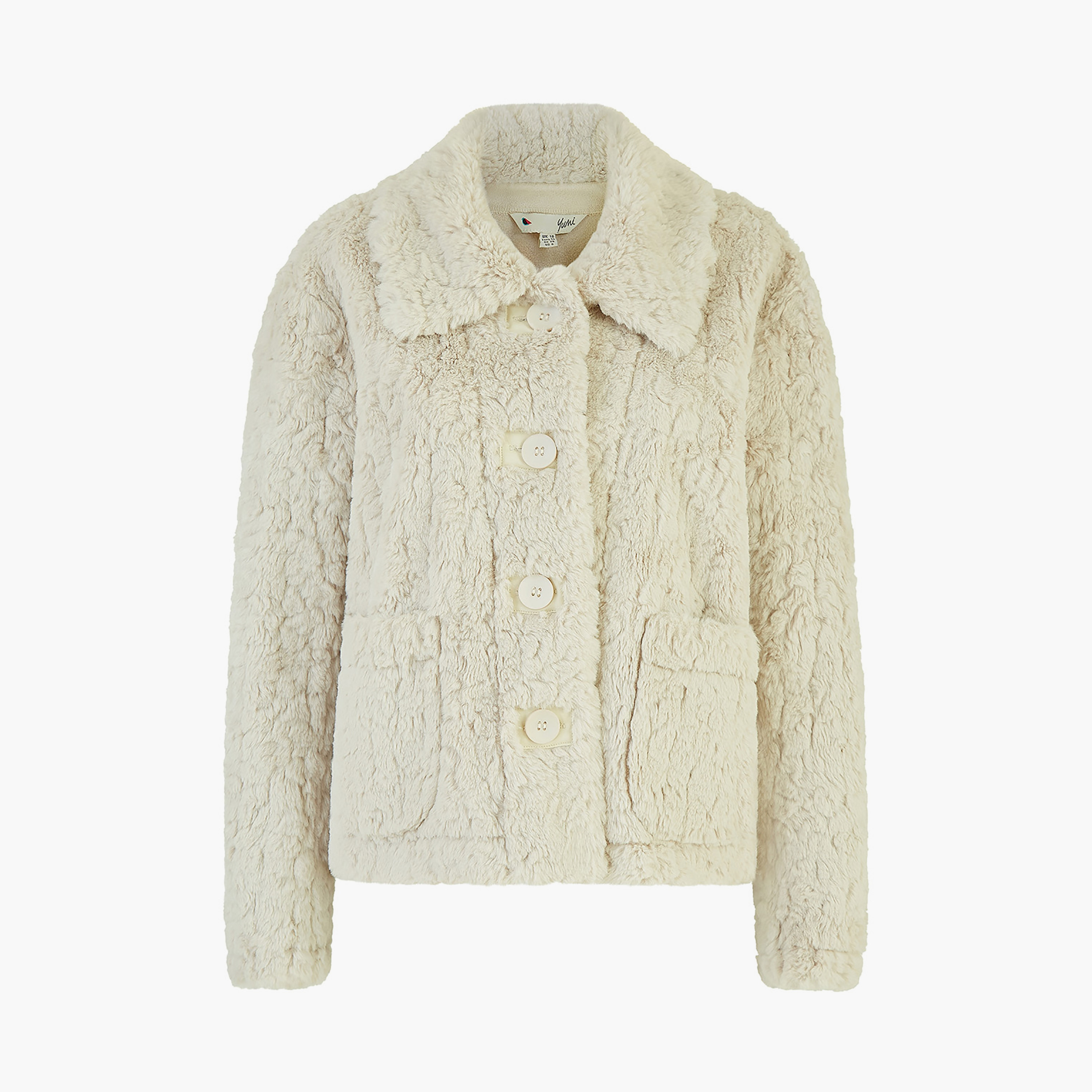 سترة نسائية من الفرو الصناعي المزخرف لوكسي مع جيوب من يامي-women-winterwear-coatsandjackets-jackets-image-8