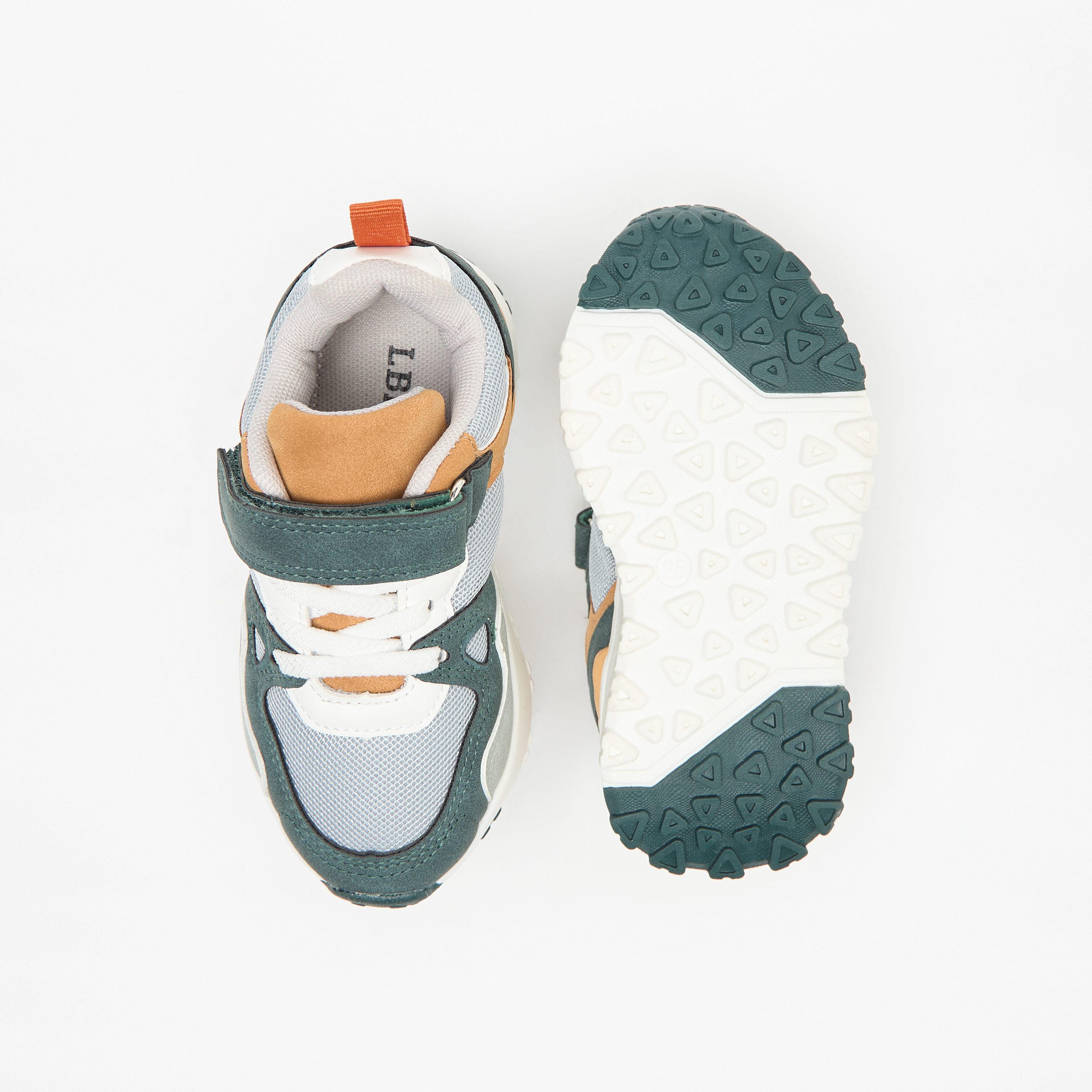 LBL by Shoexpress Panelled Sneakers with Hook and Loop Closure-boys-shoes-sneakers-image-9