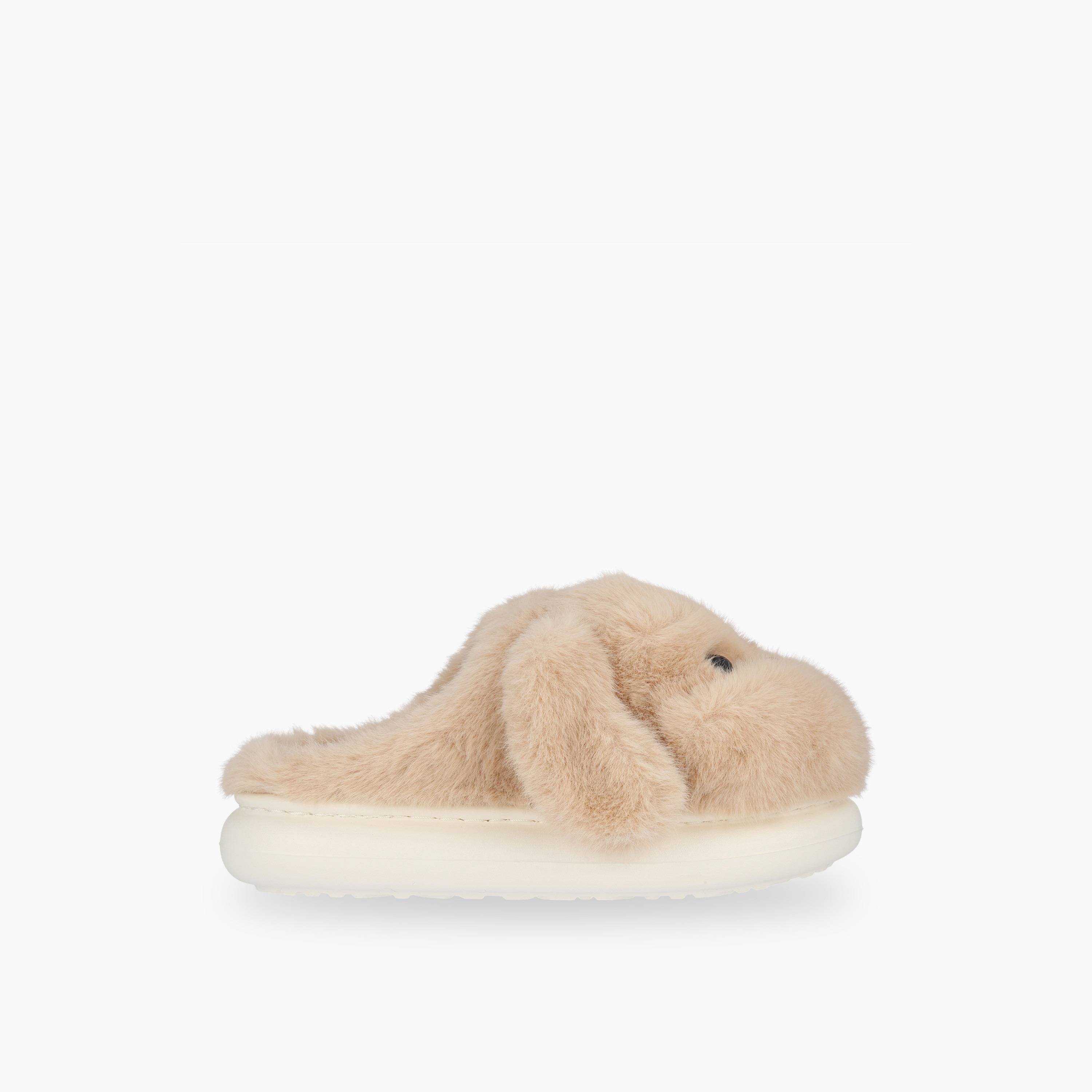 شبشب غرف نوم مخملي بتصميم أرنب للنساء من لو كونفورت-women-shoes-bedroomslippers-image-2