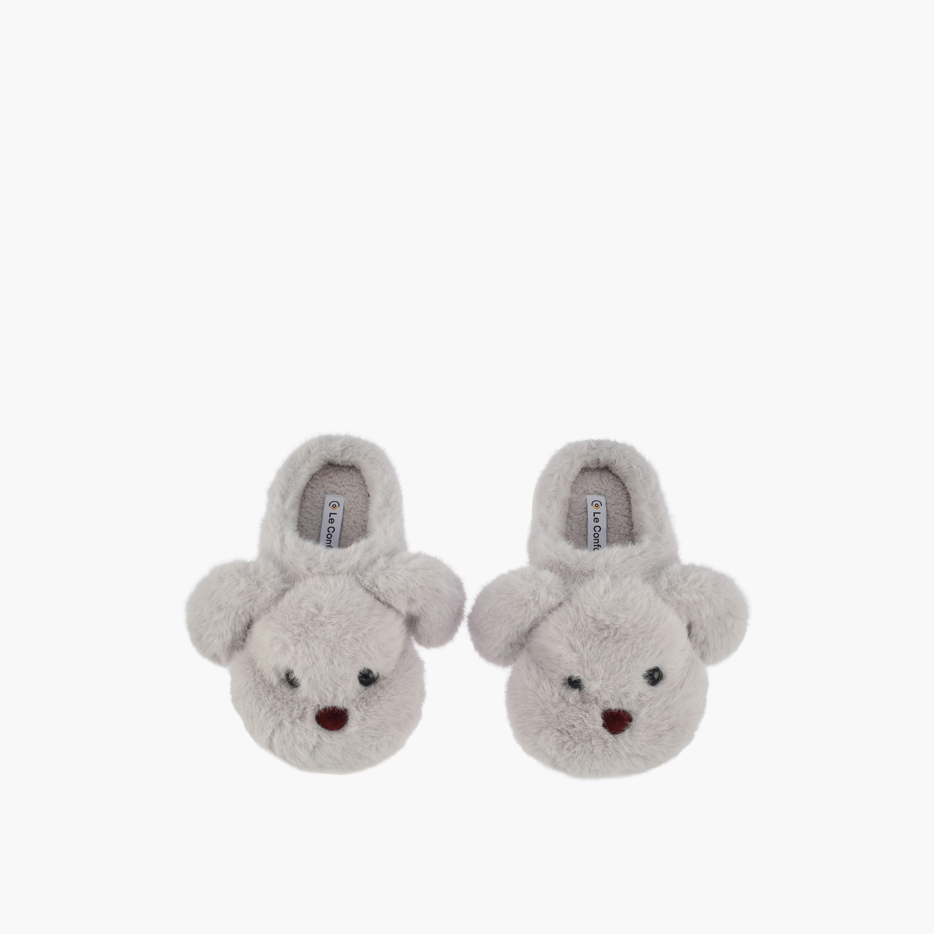 شبشب غرف نوم مخملي بتصميم أرنب للنساء من لو كونفورت-women-shoes-bedroomslippers-image-1