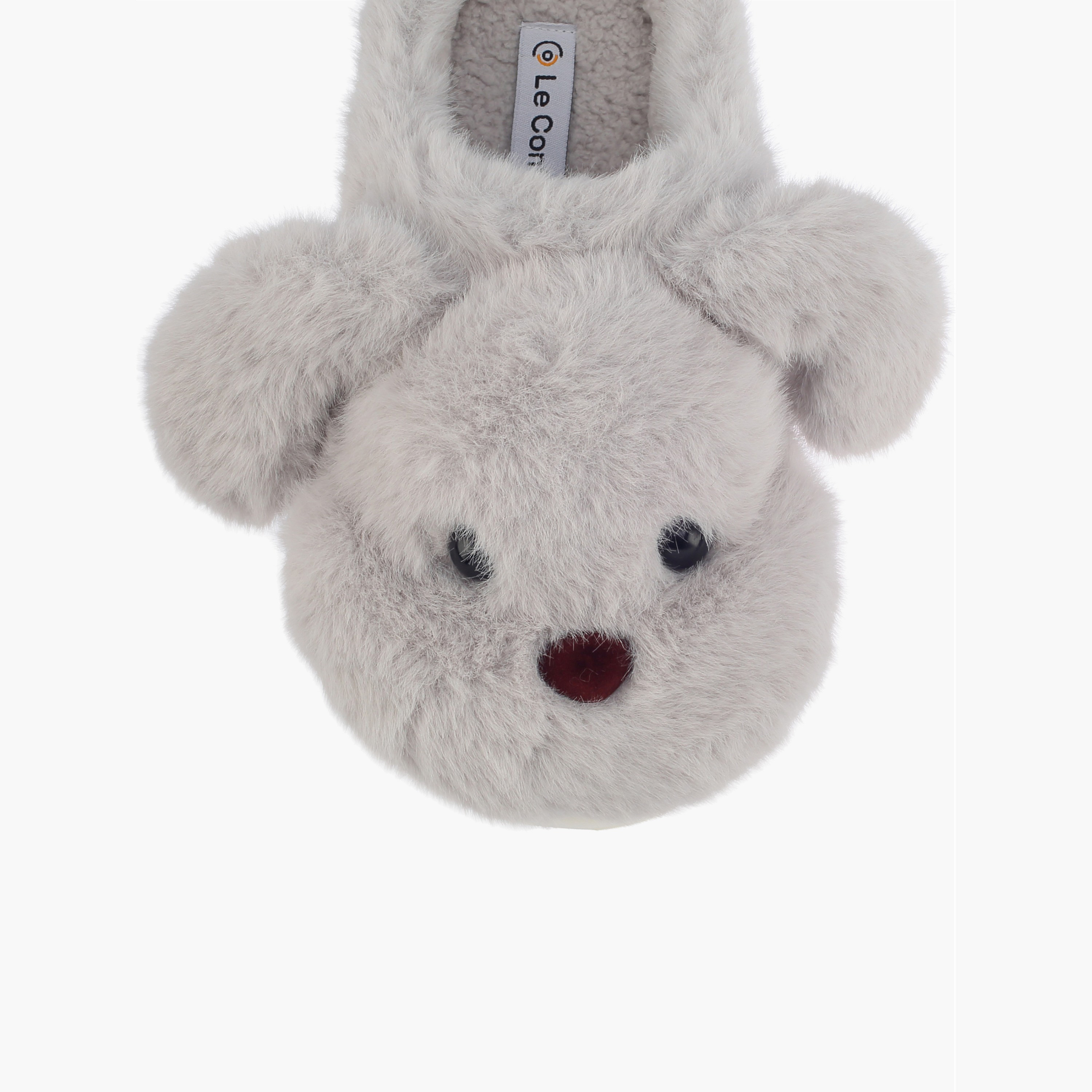شبشب غرف نوم مخملي بتصميم أرنب للنساء من لو كونفورت-women-shoes-bedroomslippers-image-3