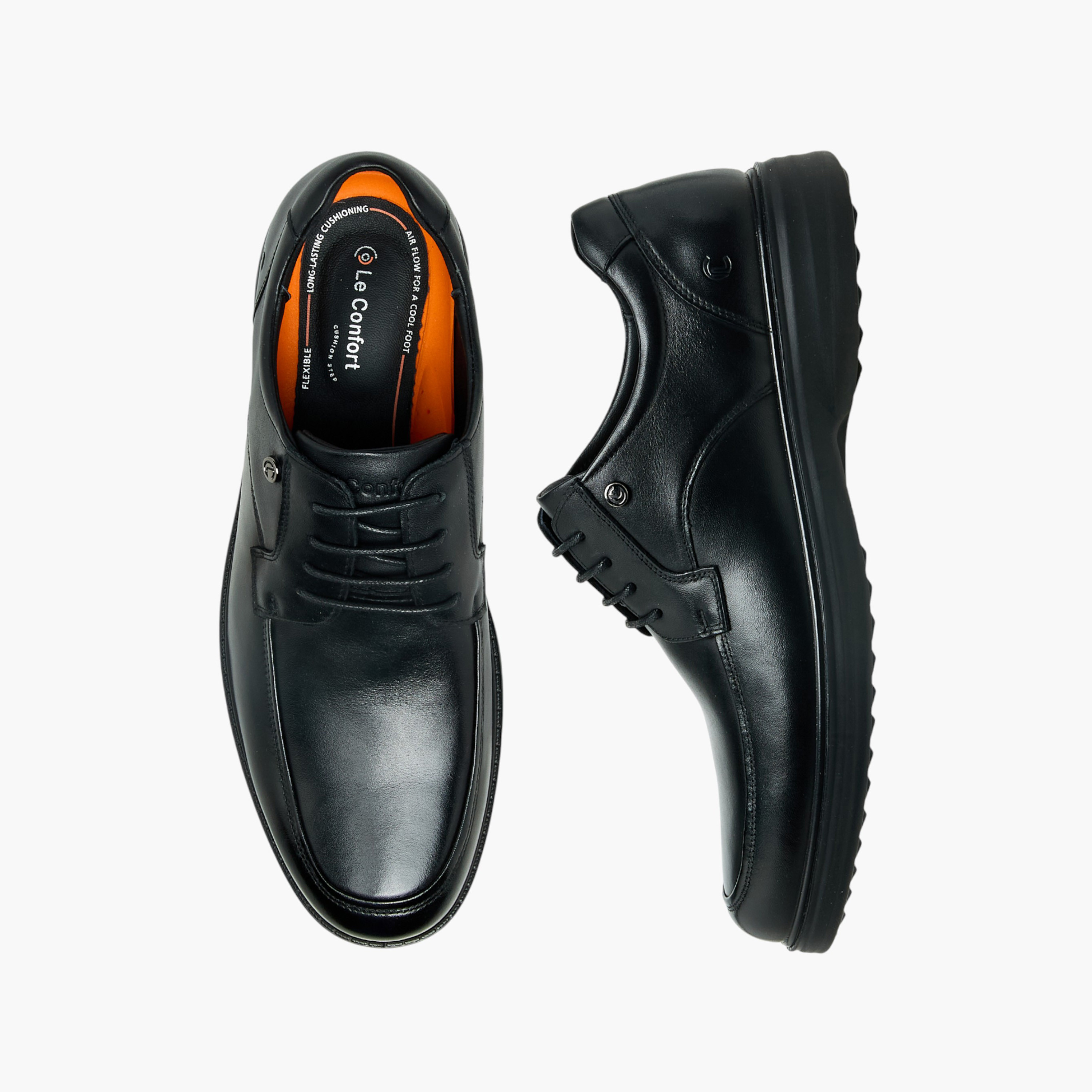 Le Confort Men Genuine Leather Lace-Up Derby Shoes-men-shoes-formalshoes-image-1