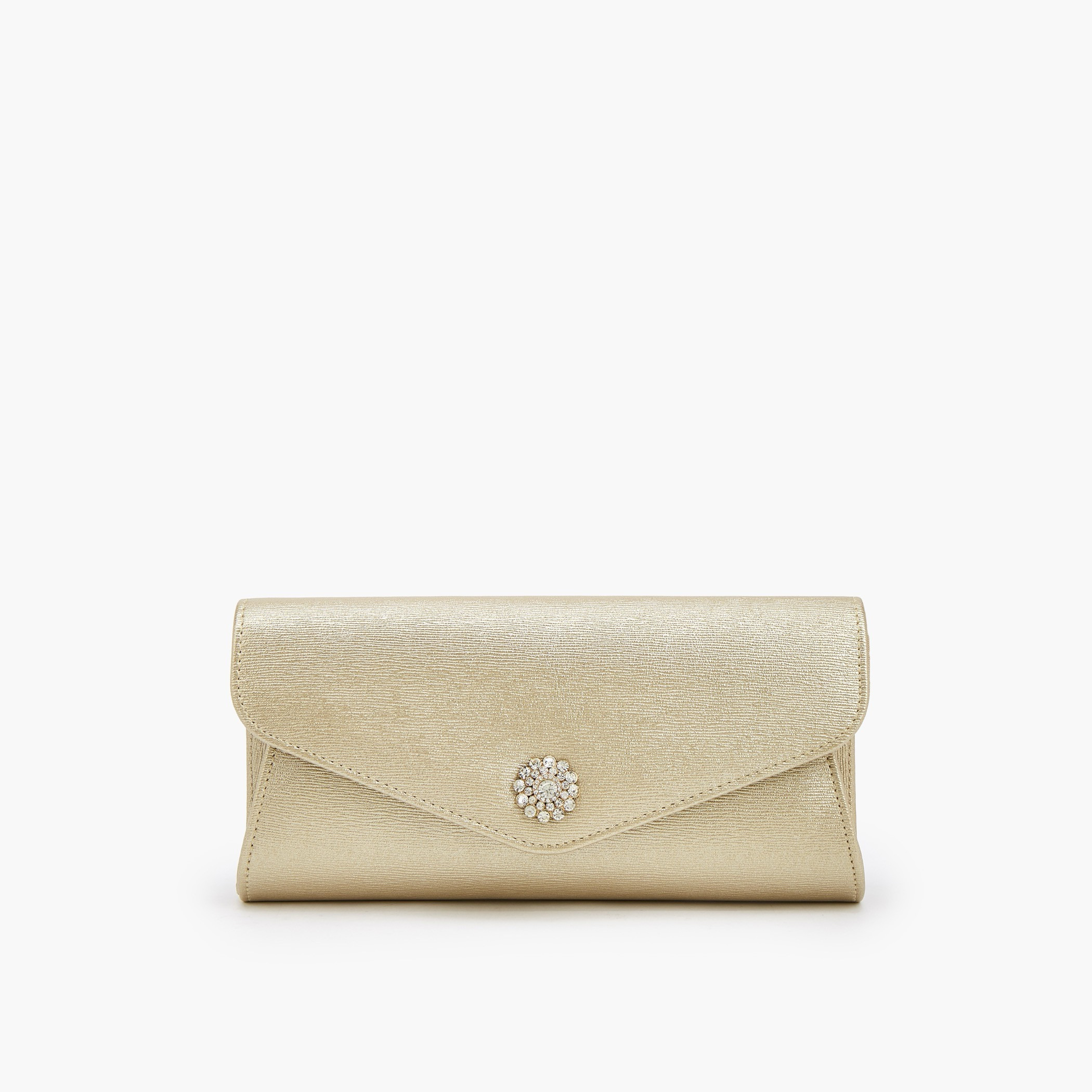 شنطة كلاتش بارزة الملمس بحزام سلسلة قابل للفصل من فلورا بيلا-women-bagsandwallets-handbags-image-1
