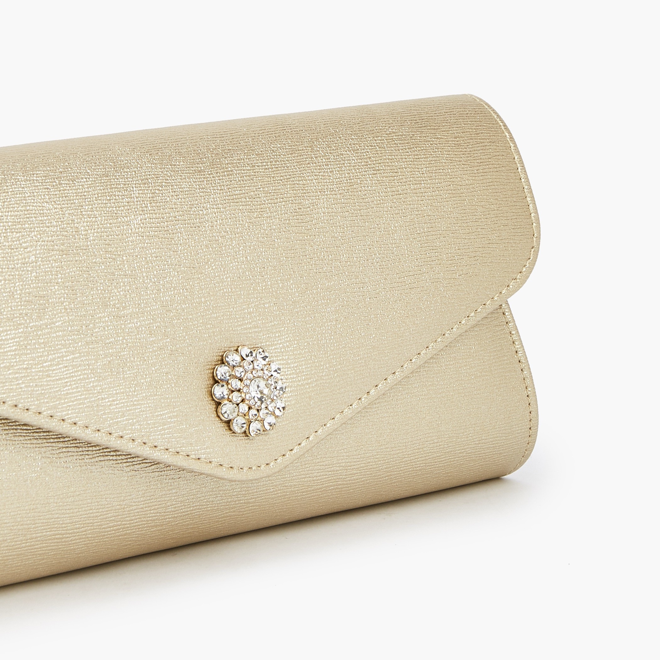 شنطة كلاتش بارزة الملمس بحزام سلسلة قابل للفصل من فلورا بيلا-women-bagsandwallets-handbags-image-4