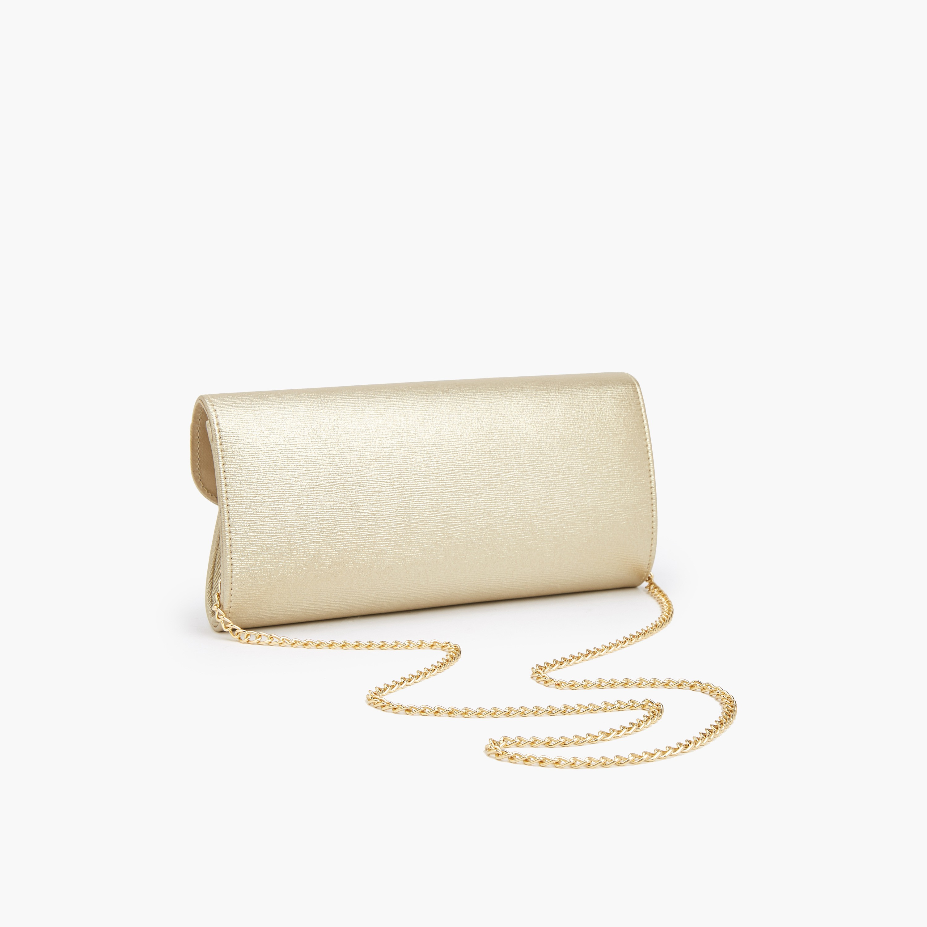 شنطة كلاتش بارزة الملمس بحزام سلسلة قابل للفصل من فلورا بيلا-women-bagsandwallets-handbags-image-5