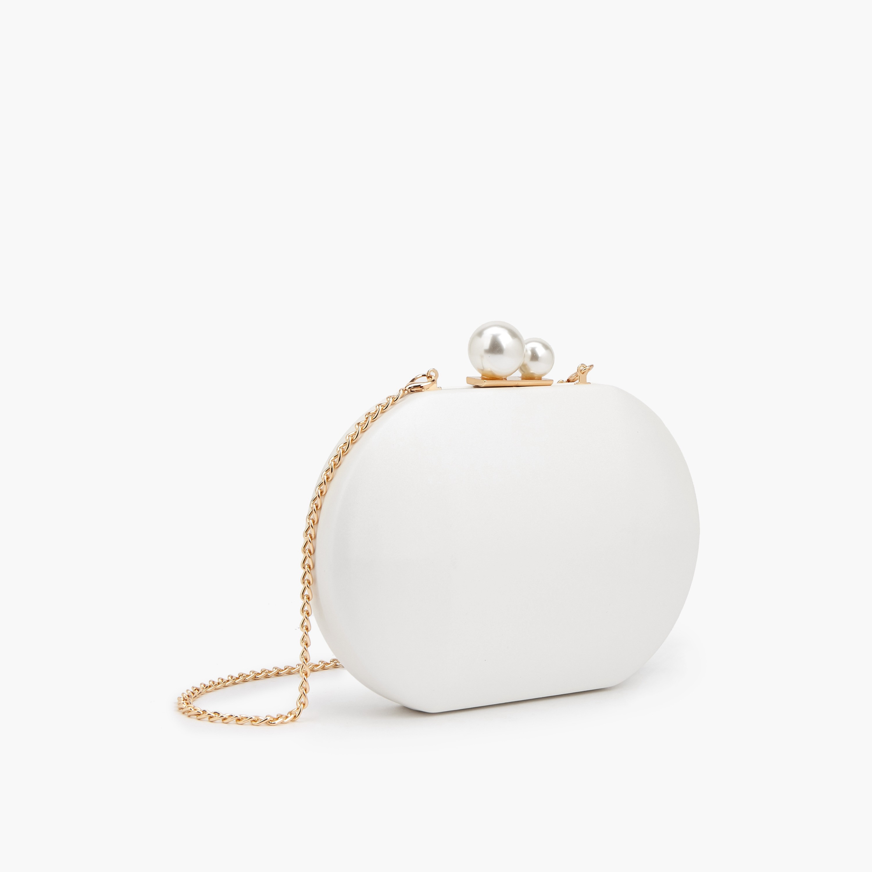 شنطة كلاتش سادة بحزام سلسلة قابل للفصل من فلورا بيلا-women-bagsandwallets-handbags-image-3