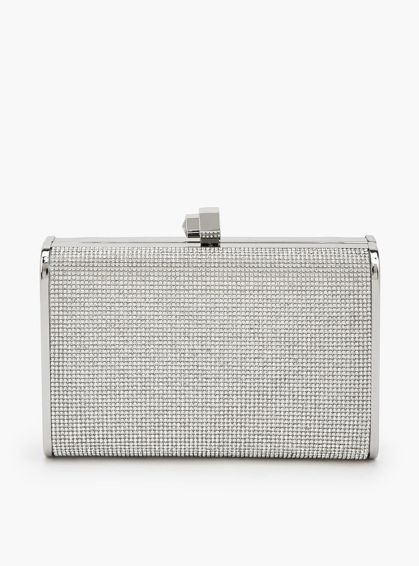 شنطة كلاتش مزينة بحزام قابل للفصل من فلورا بيلا-women-bagsandwallets-handbags-image-1
