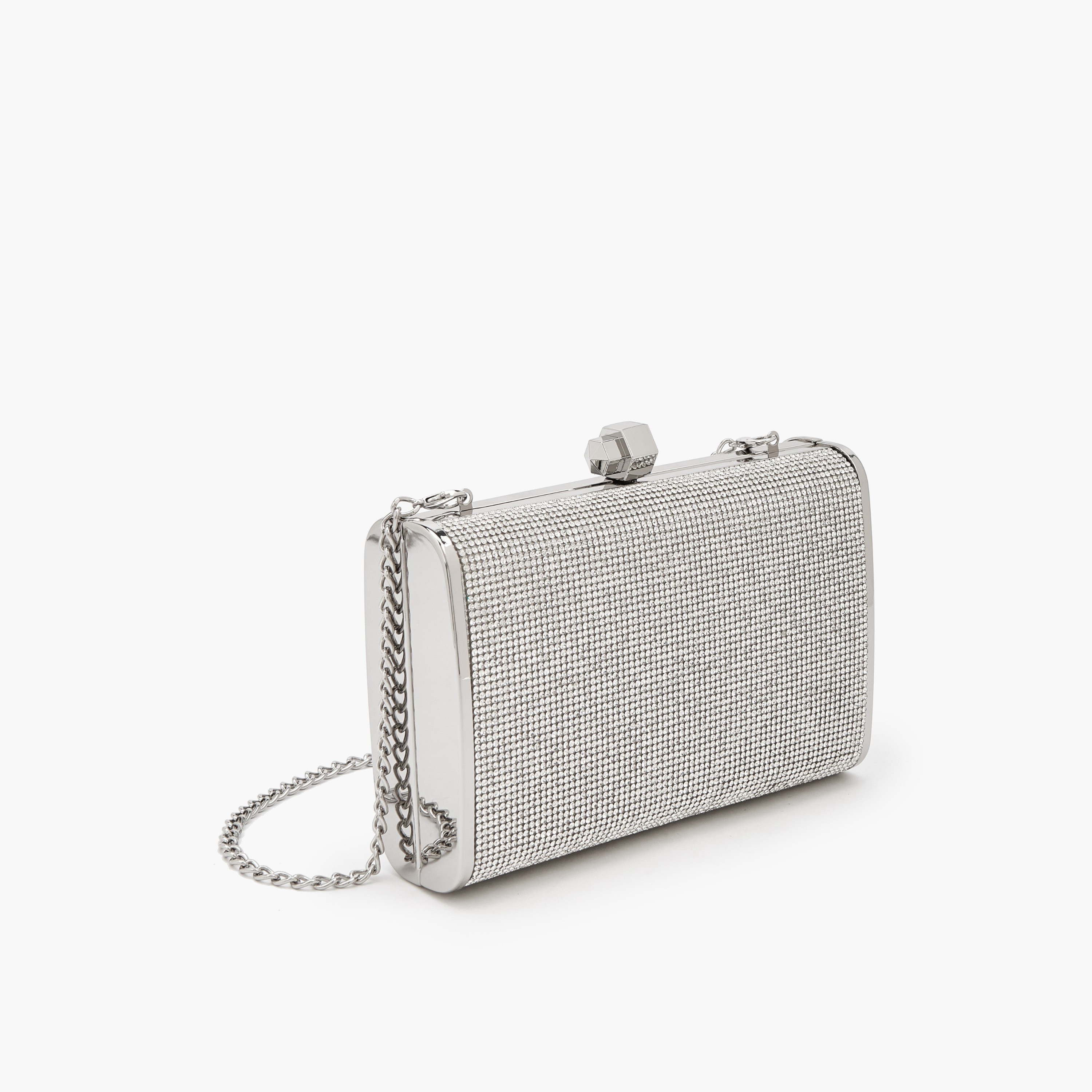 شنطة كلاتش مزينة بحزام قابل للفصل من فلورا بيلا-women-bagsandwallets-handbags-image-4