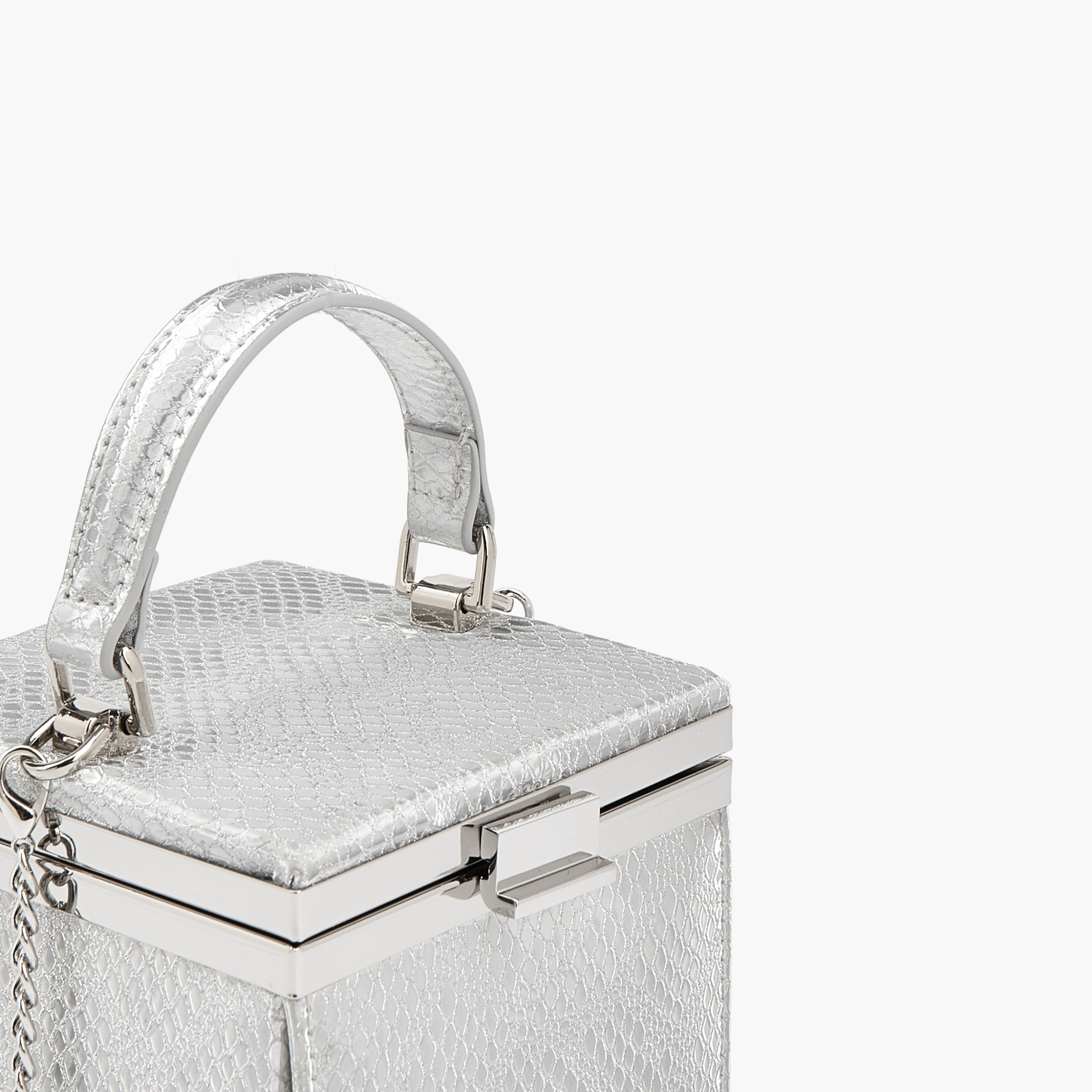 شنطة كروس بودي بارزة الملمس بحزام سلسلة قابل للفصل من فلورا بيلا-women-bagsandwallets-handbags-image-4