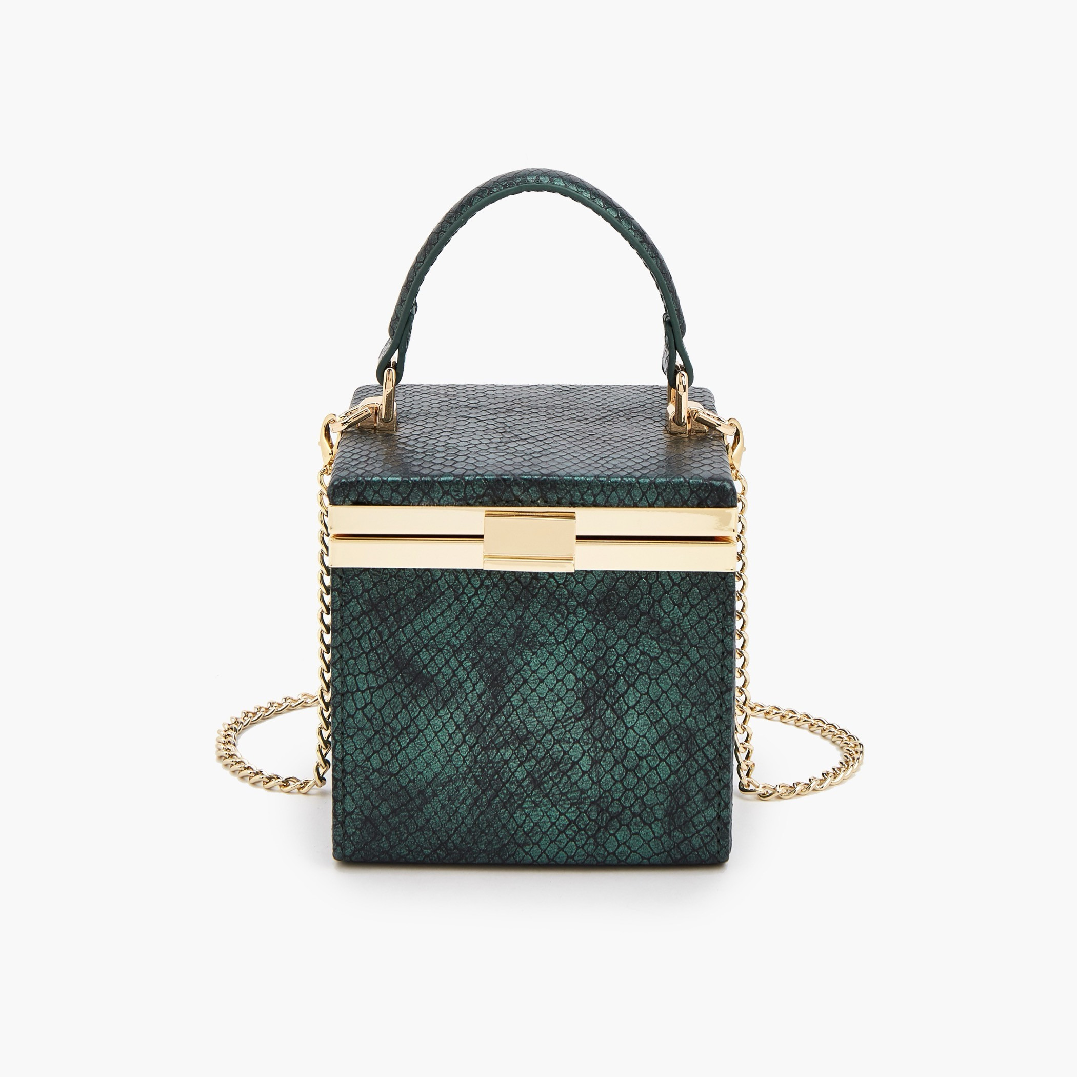 شنطة كروس بودي بارزة الملمس بحزام سلسلة قابل للفصل من فلورا بيلا-women-bagsandwallets-handbags-image-1