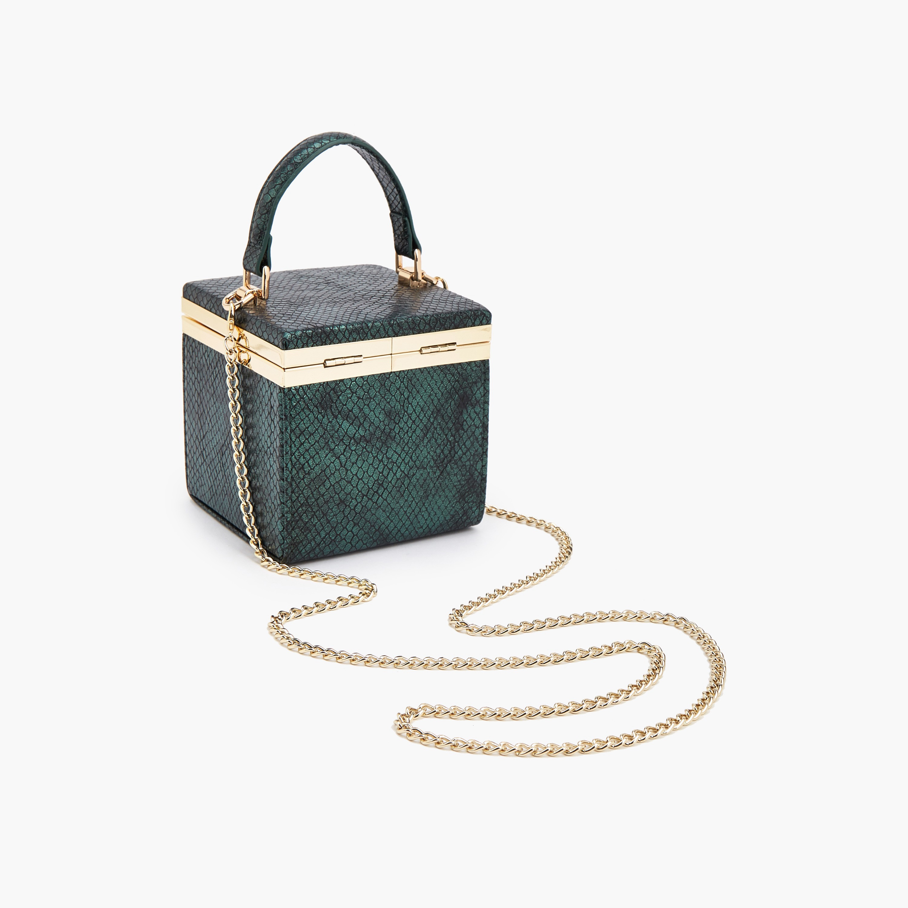 شنطة كروس بودي بارزة الملمس بحزام سلسلة قابل للفصل من فلورا بيلا-women-bagsandwallets-handbags-image-5