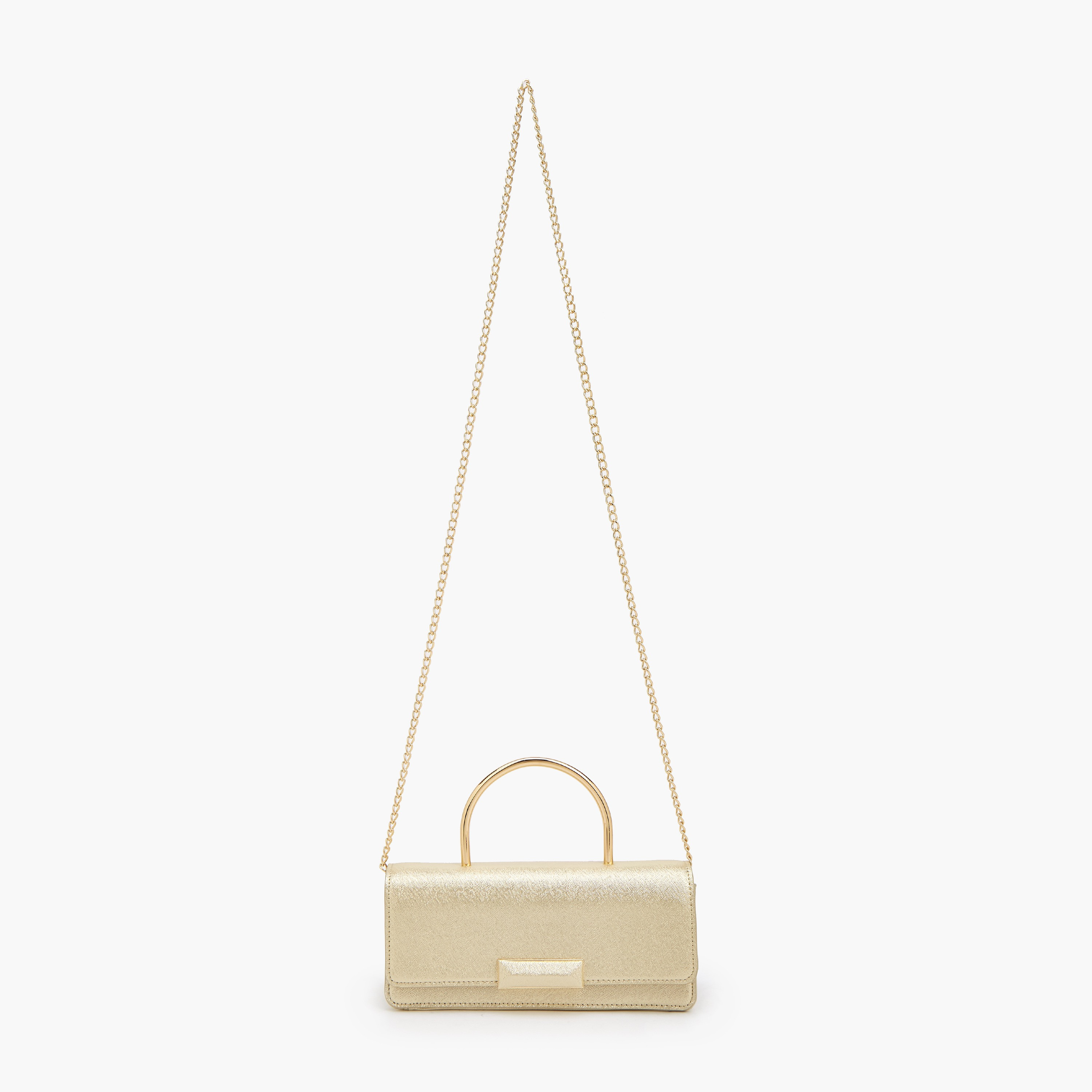 شنطة كلاتش بارزة الملمس بحزام سلسلة قابل للفصل من فلورا بيلا-women-bagsandwallets-handbags-image-2