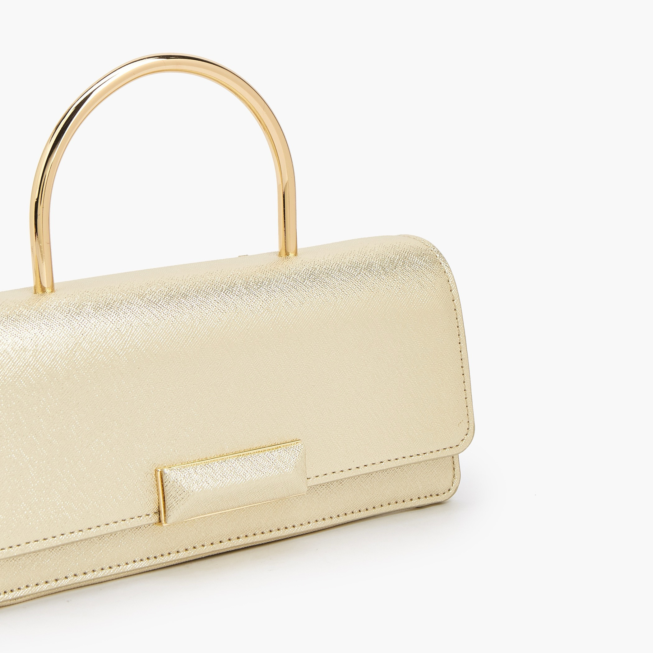 شنطة كلاتش بارزة الملمس بحزام سلسلة قابل للفصل من فلورا بيلا-women-bagsandwallets-handbags-image-3