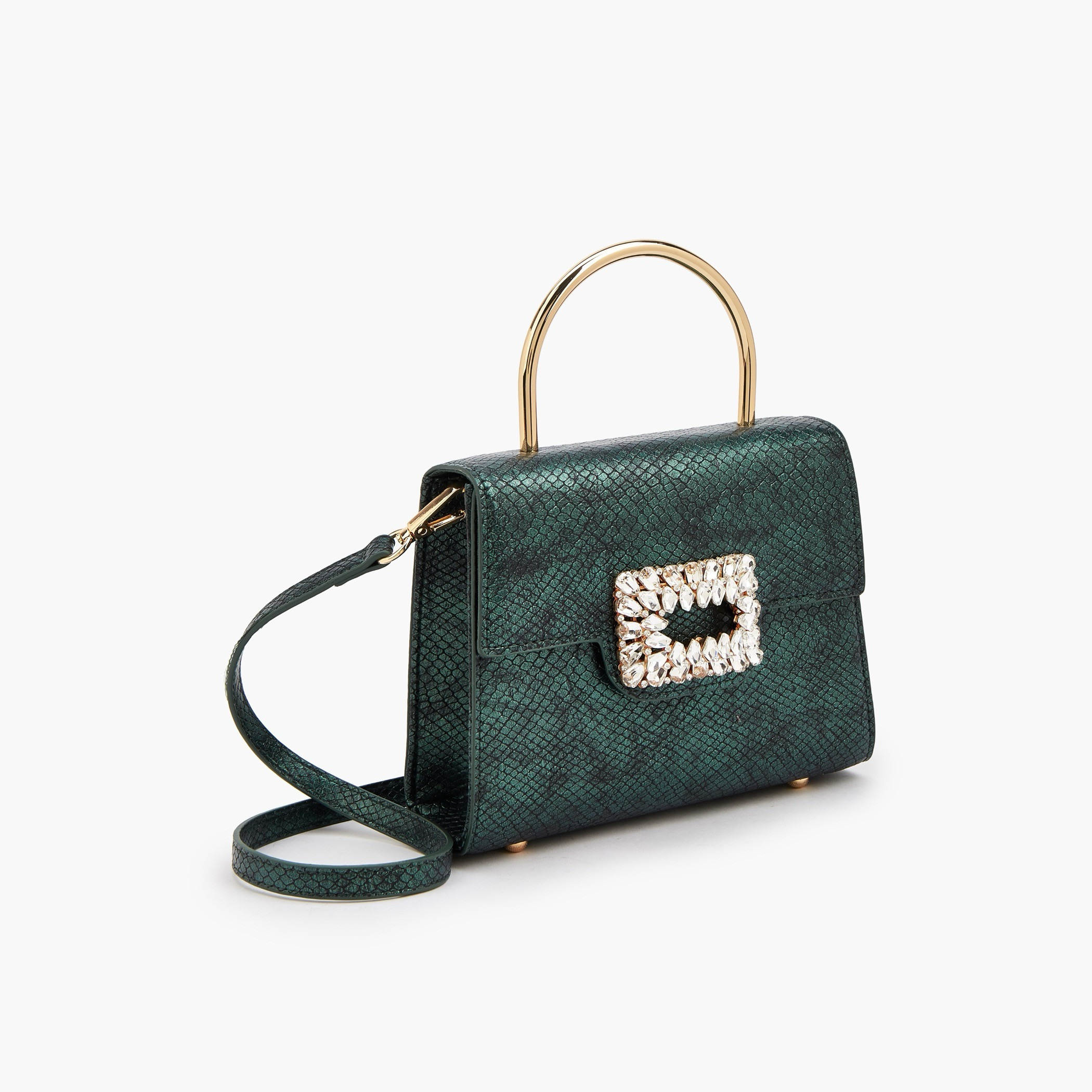 شنطة كروس بودي مزينة بإبزيم وحزام قابل للفصل من فلورا بيلا-women-bagsandwallets-handbags-image-4