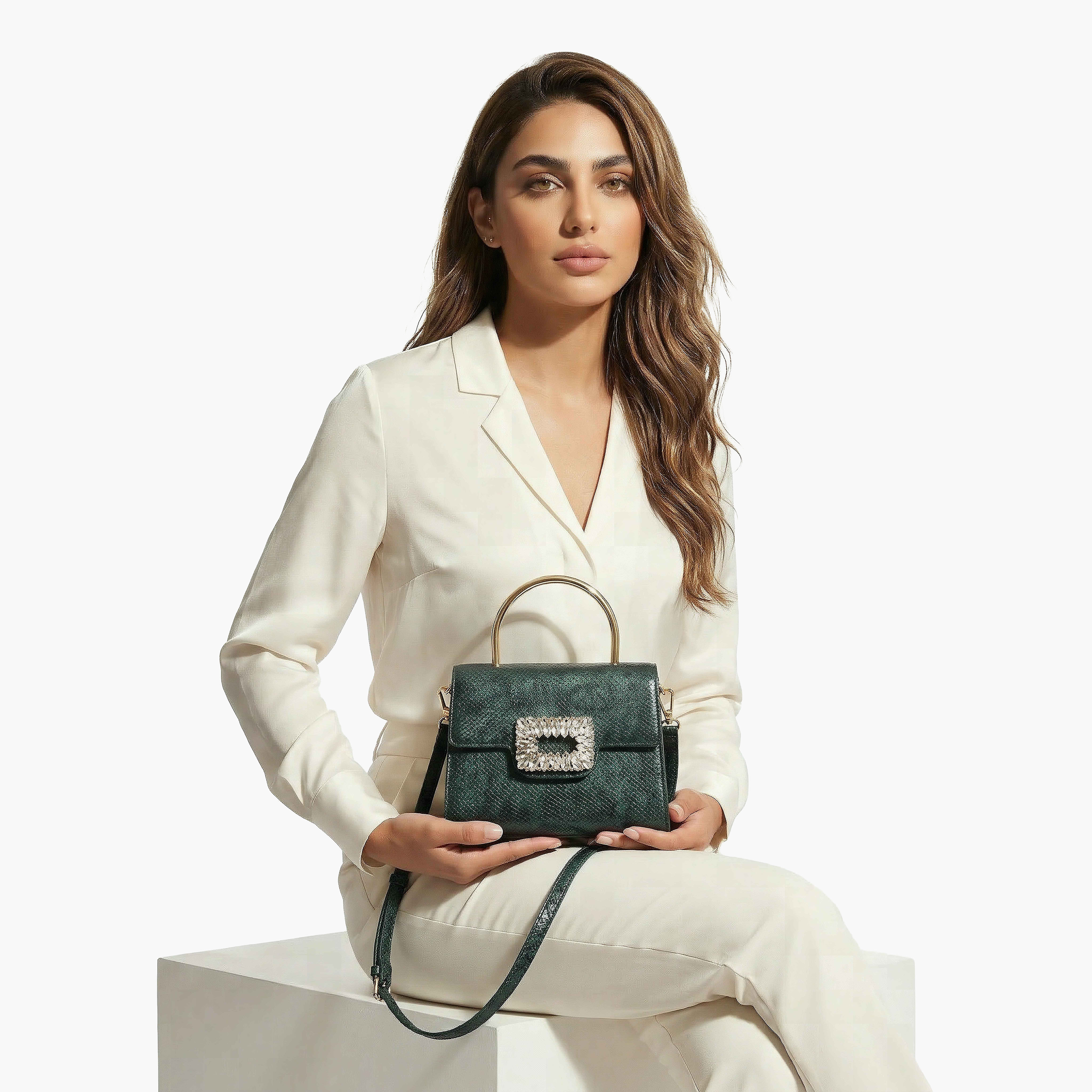 شنطة كروس بودي مزينة بإبزيم وحزام قابل للفصل من فلورا بيلا-women-bagsandwallets-handbags-image-2