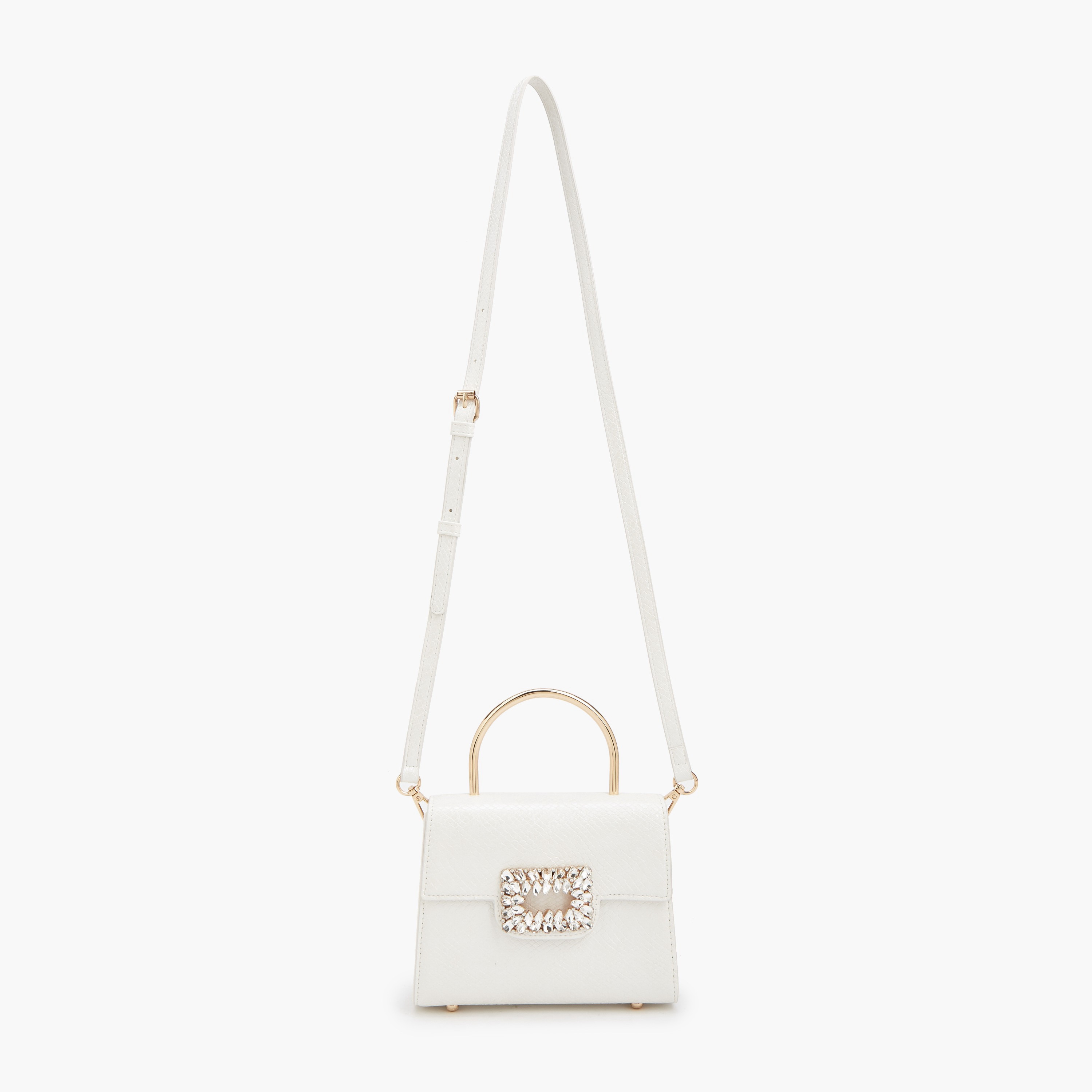 شنطة كروس بودي مزينة بإبزيم وحزام قابل للفصل من فلورا بيلا-women-bagsandwallets-handbags-image-3