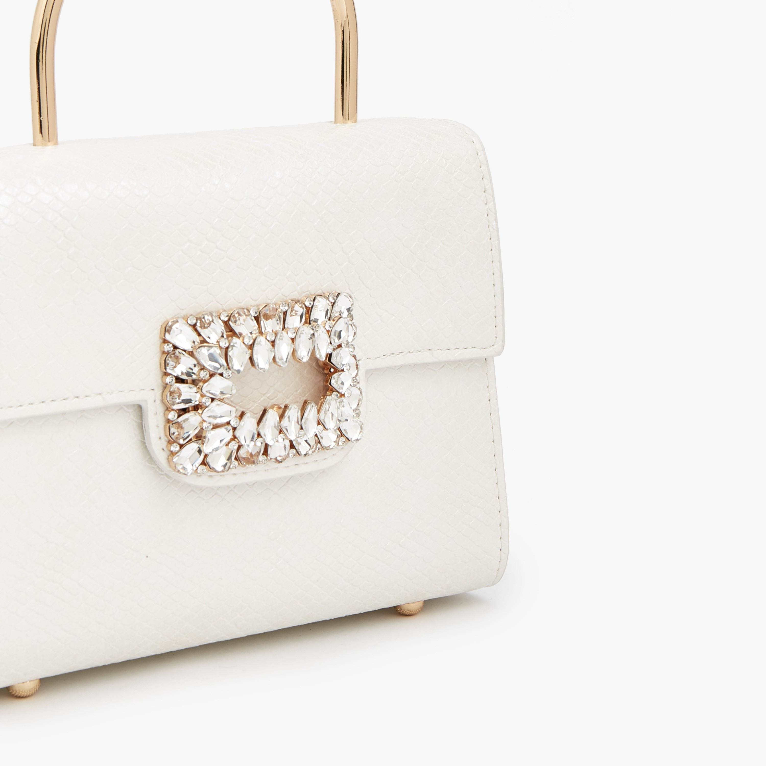 شنطة كروس بودي مزينة بإبزيم وحزام قابل للفصل من فلورا بيلا-women-bagsandwallets-handbags-image-5