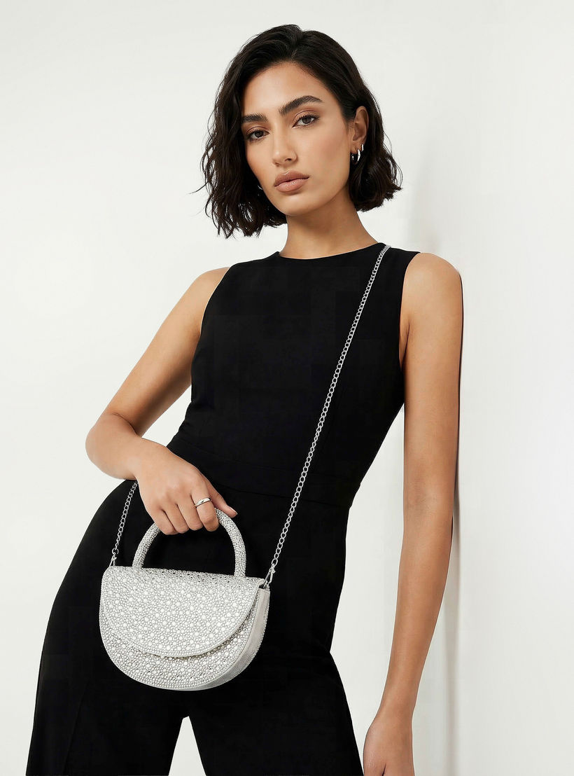 شنطة كروس بودي مزينة بحزام سلسلة قابل للفصل من فلورا بيلا-women-bagsandwallets-handbags-image-2