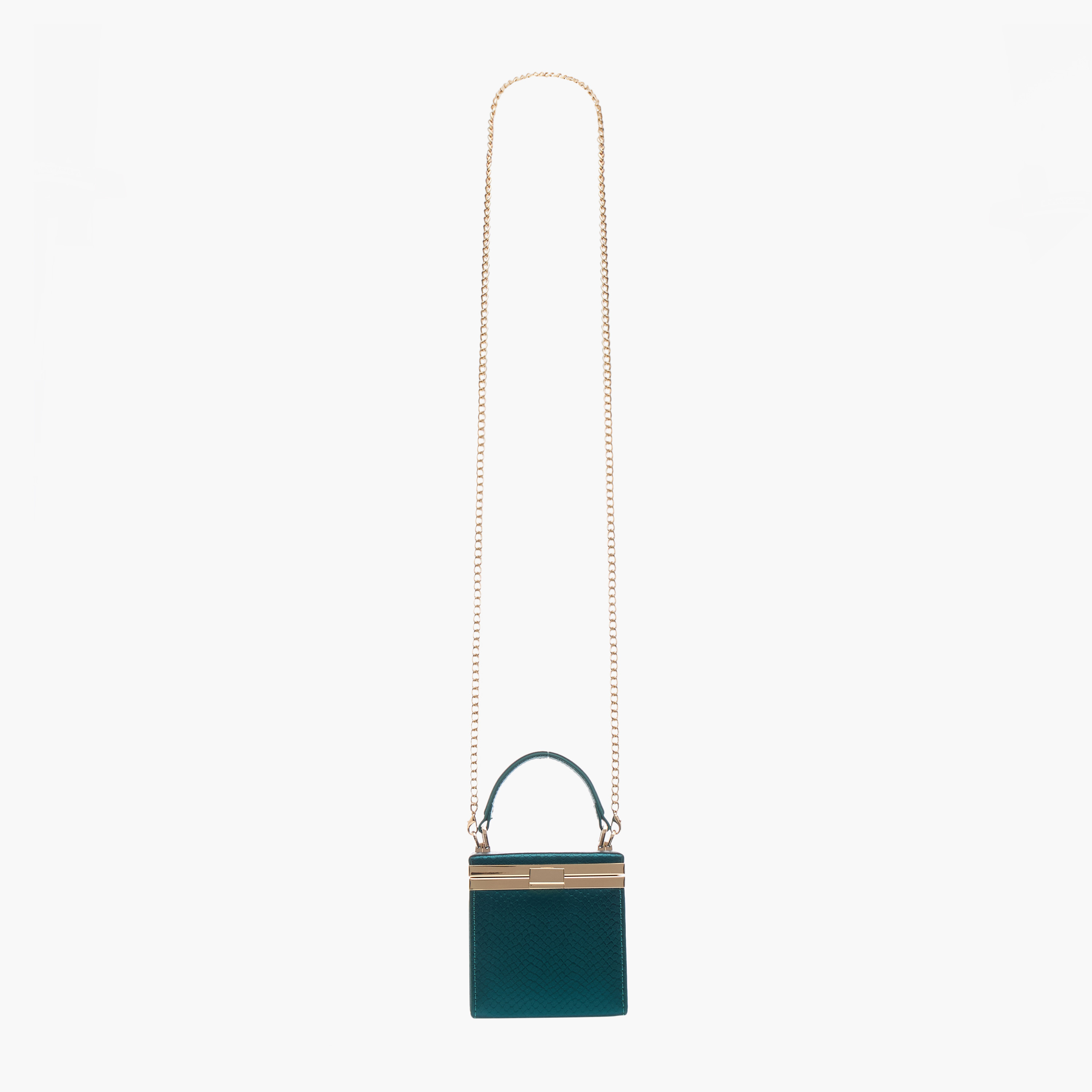 Flora Bella Textured Crossbody Bag with Detachable Strap and Clasp Closure-women-bagsandwallets-handbags-image-2