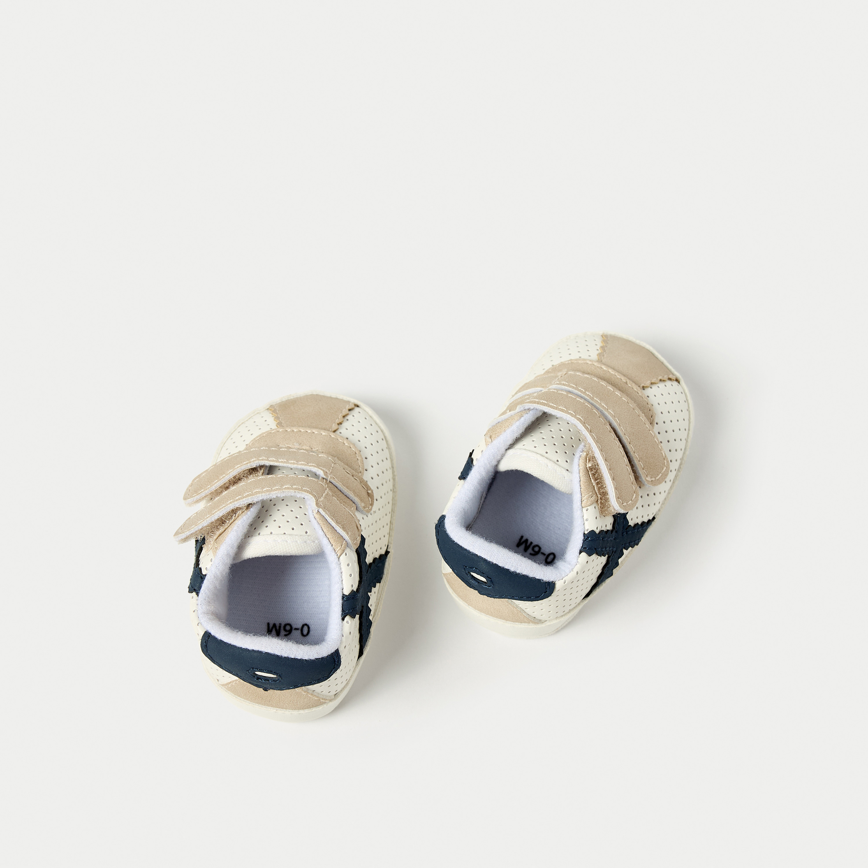 Giggles Textured Booties with Hook and Loop Closure-promo_babyshop_Buy3for10_UAE230426-image-1