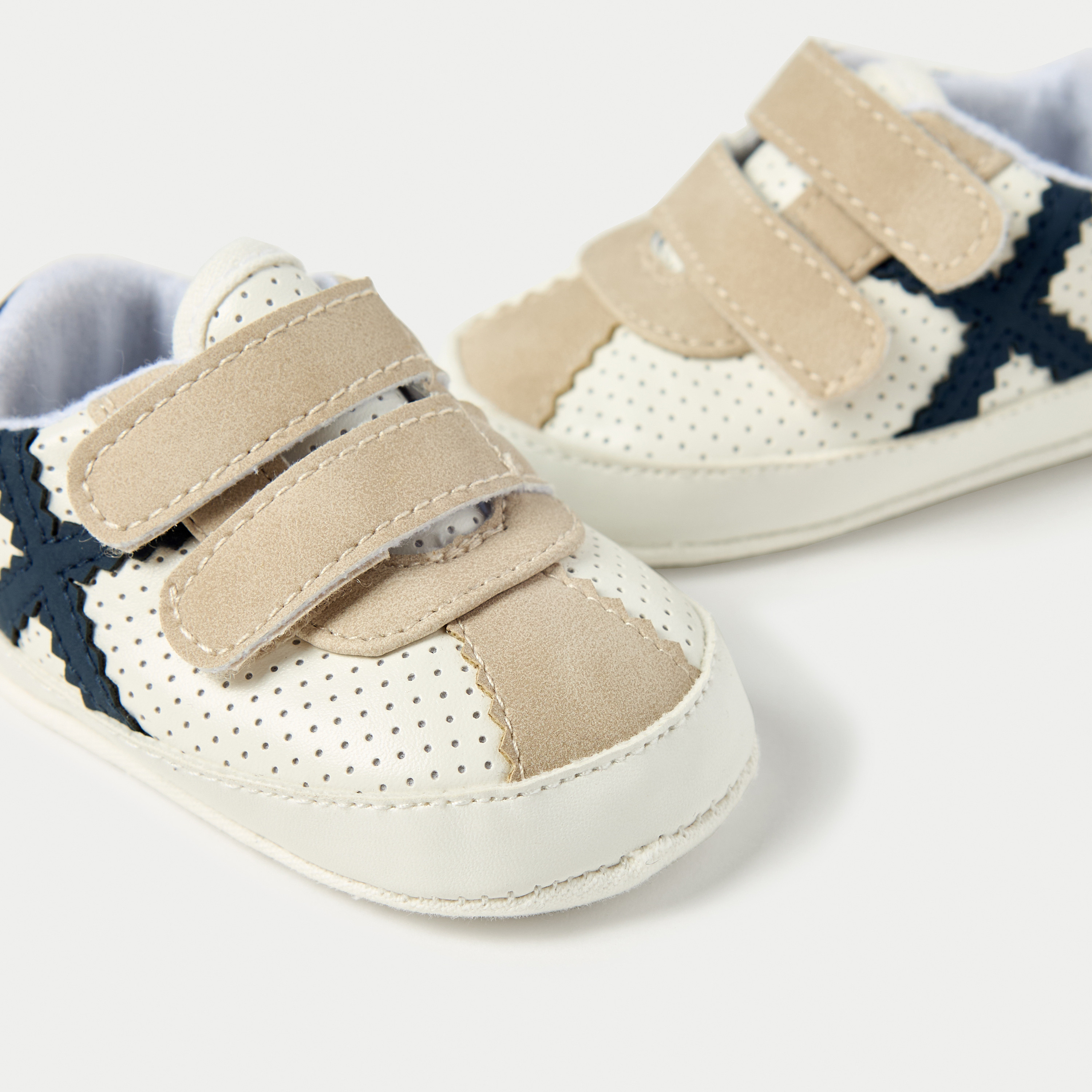 Giggles Textured Booties with Hook and Loop Closure-promo_babyshop_Buy3for10_UAE230426-image-3