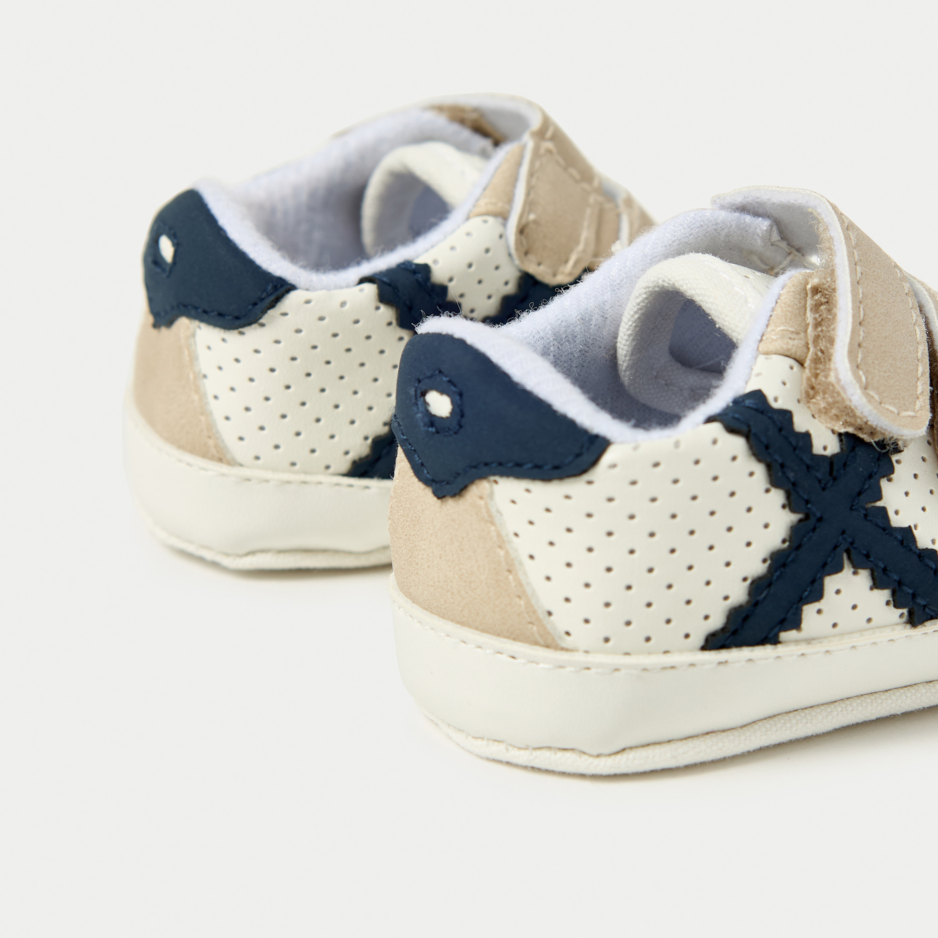Giggles Textured Booties with Hook and Loop Closure-promo_babyshop_Buy3for10_UAE230426-image-4