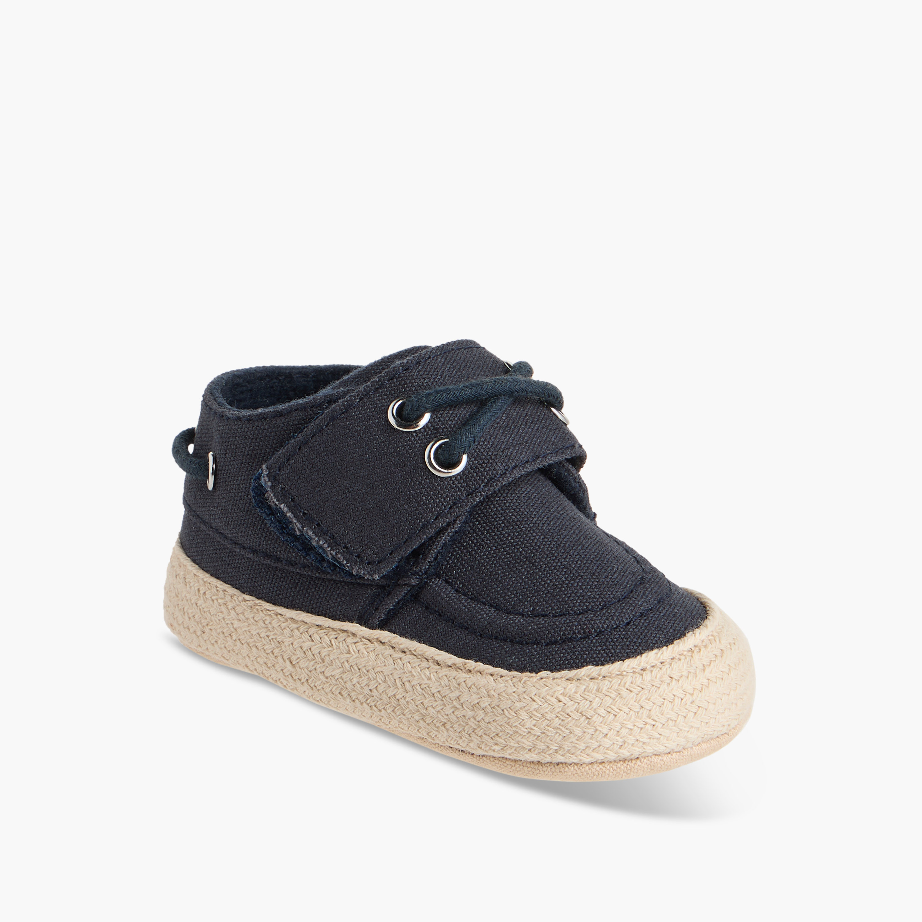 Giggles Booties with Hook and Loop Closure-baby-girls-shoes-closedshoes-image-2