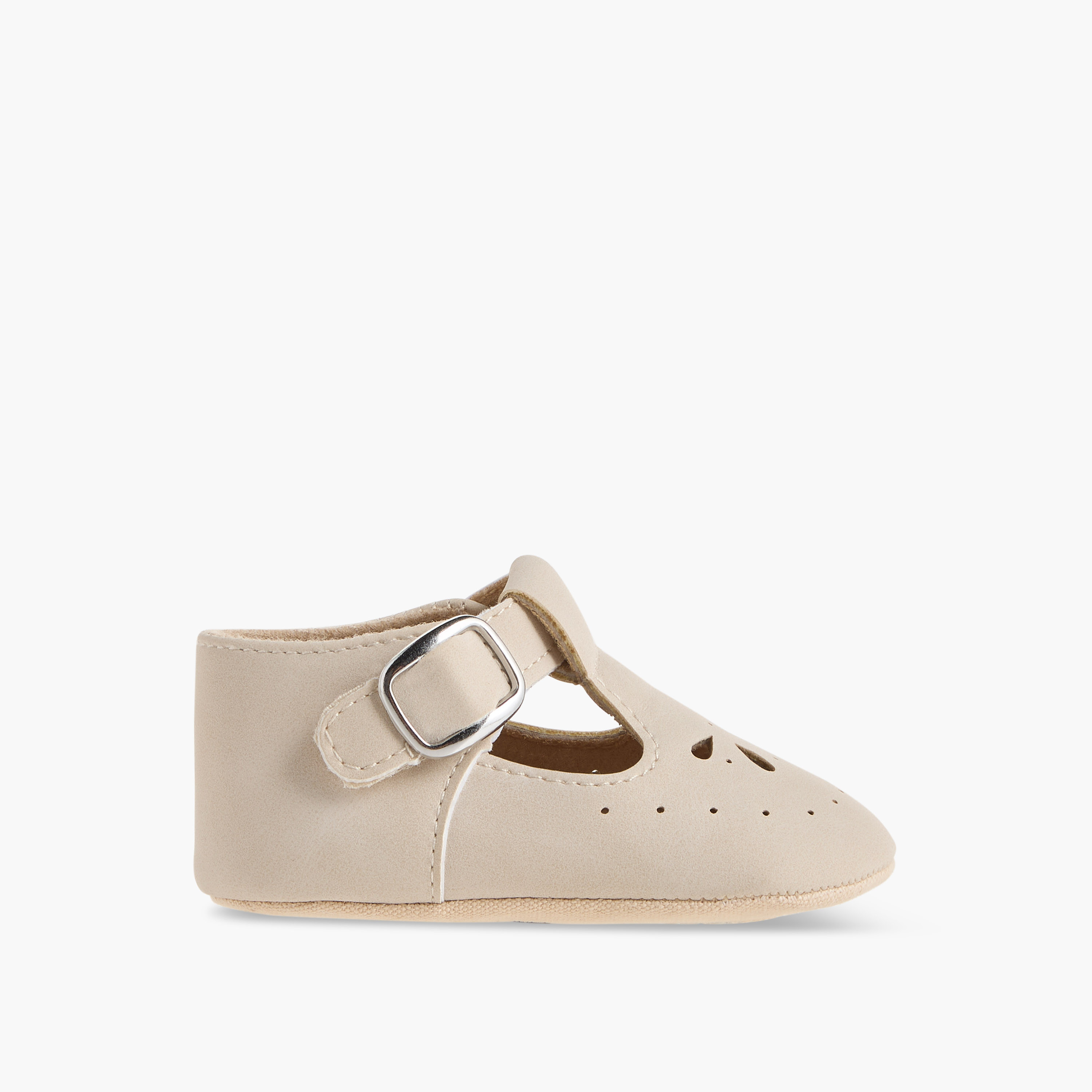 Giggles Booties with Cutout Detail-baby-girls-shoes-closedshoes-image-3