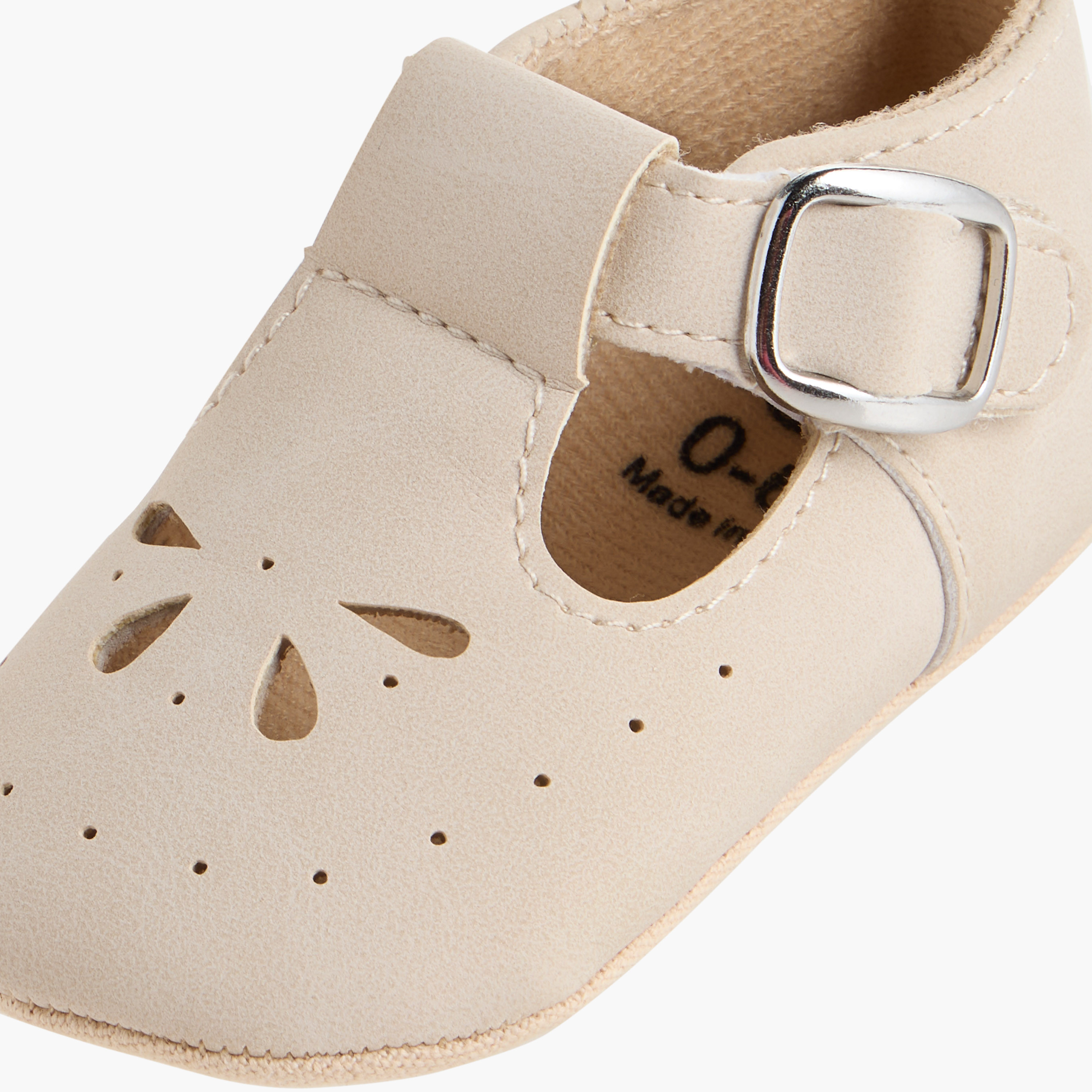 Giggles Booties with Cutout Detail-baby-girls-shoes-closedshoes-image-4