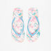 Aqua All-Over Print Thong Slippers-Women%27s Flip Flops & Beach Slippers-thumbnailMobile-0