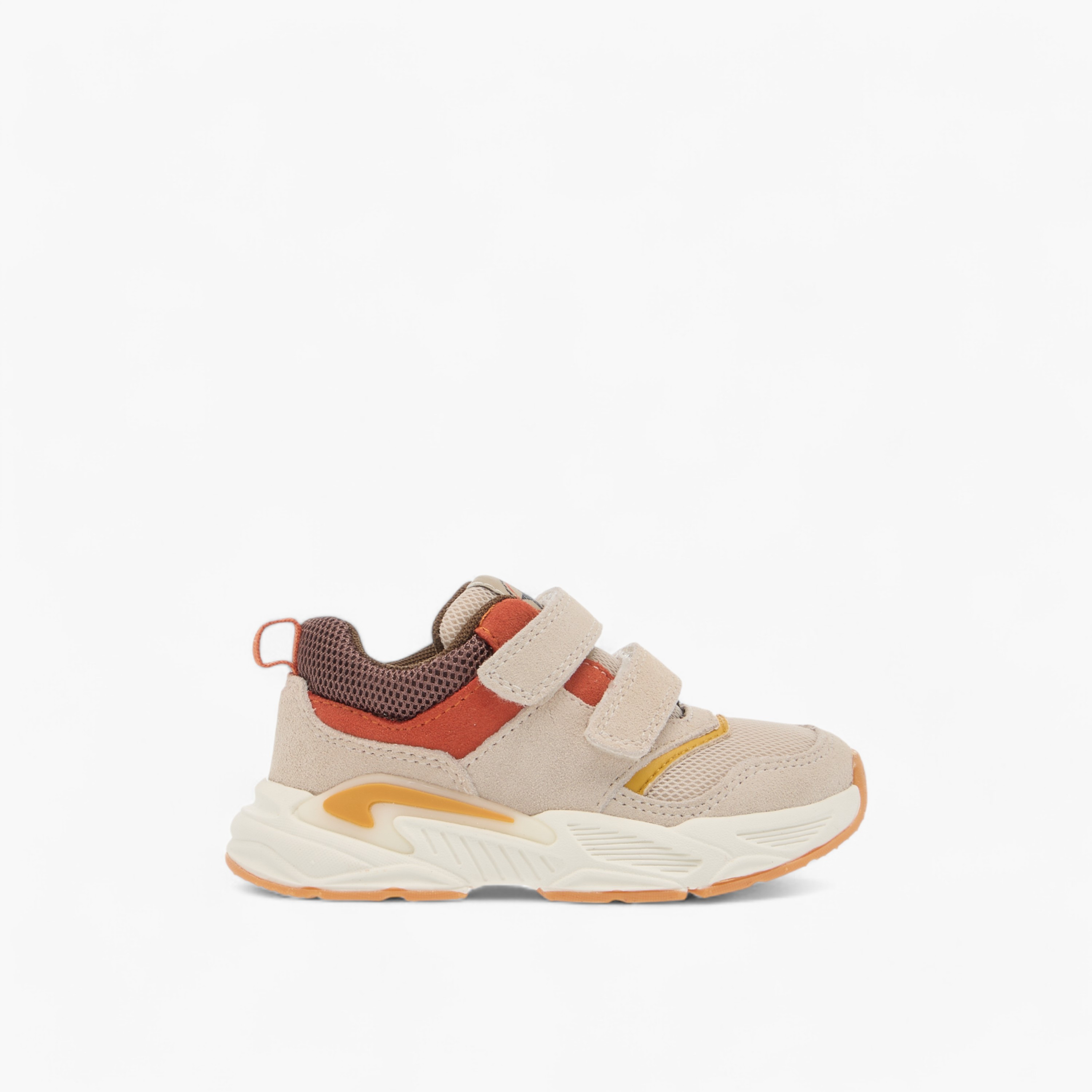Juniors Textured Sneakers with Hook and Loop Closure-boys-shoes-sneakers-image-3