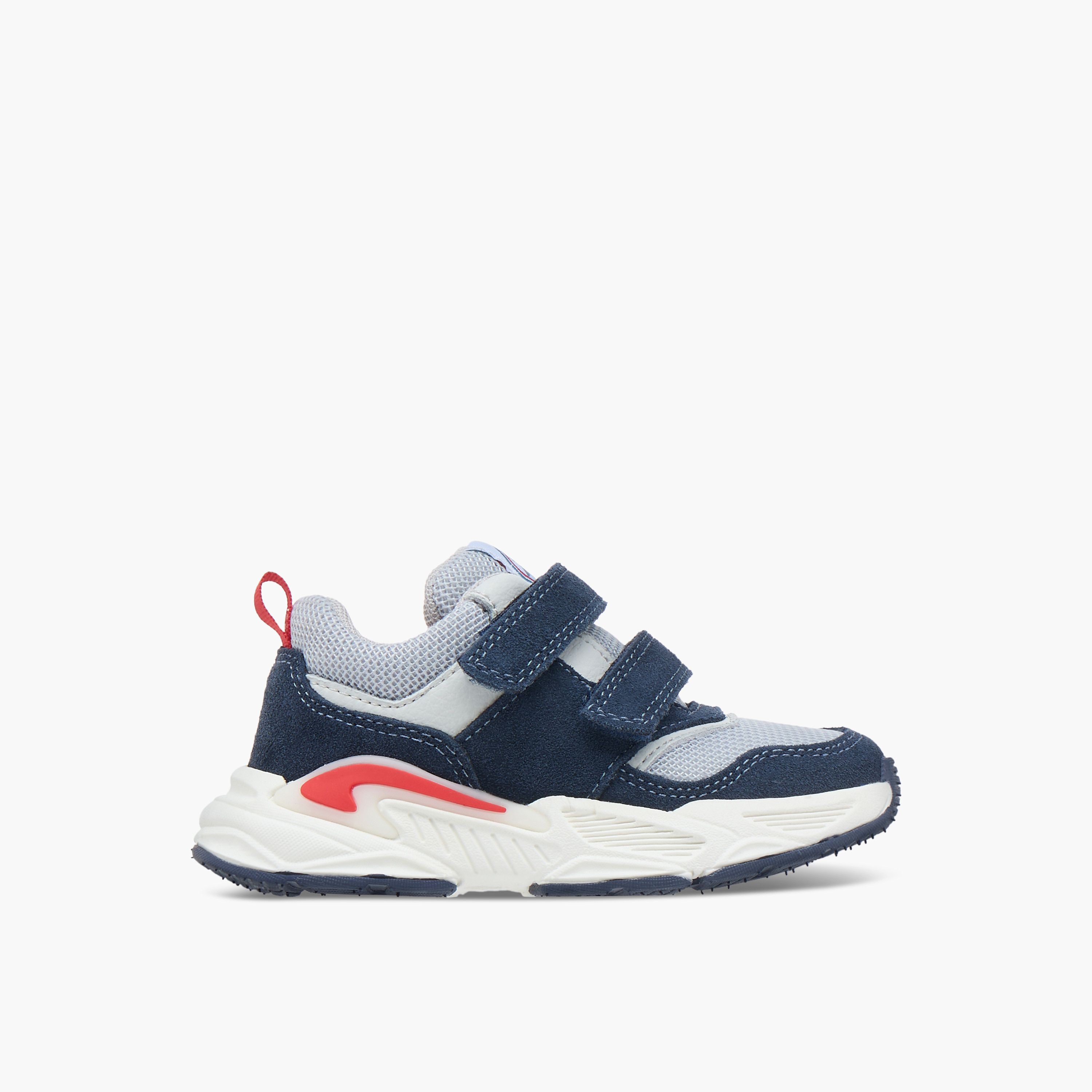 Juniors Textured Sneakers with Hook and Loop Closure-boys-shoes-sneakers-image-3
