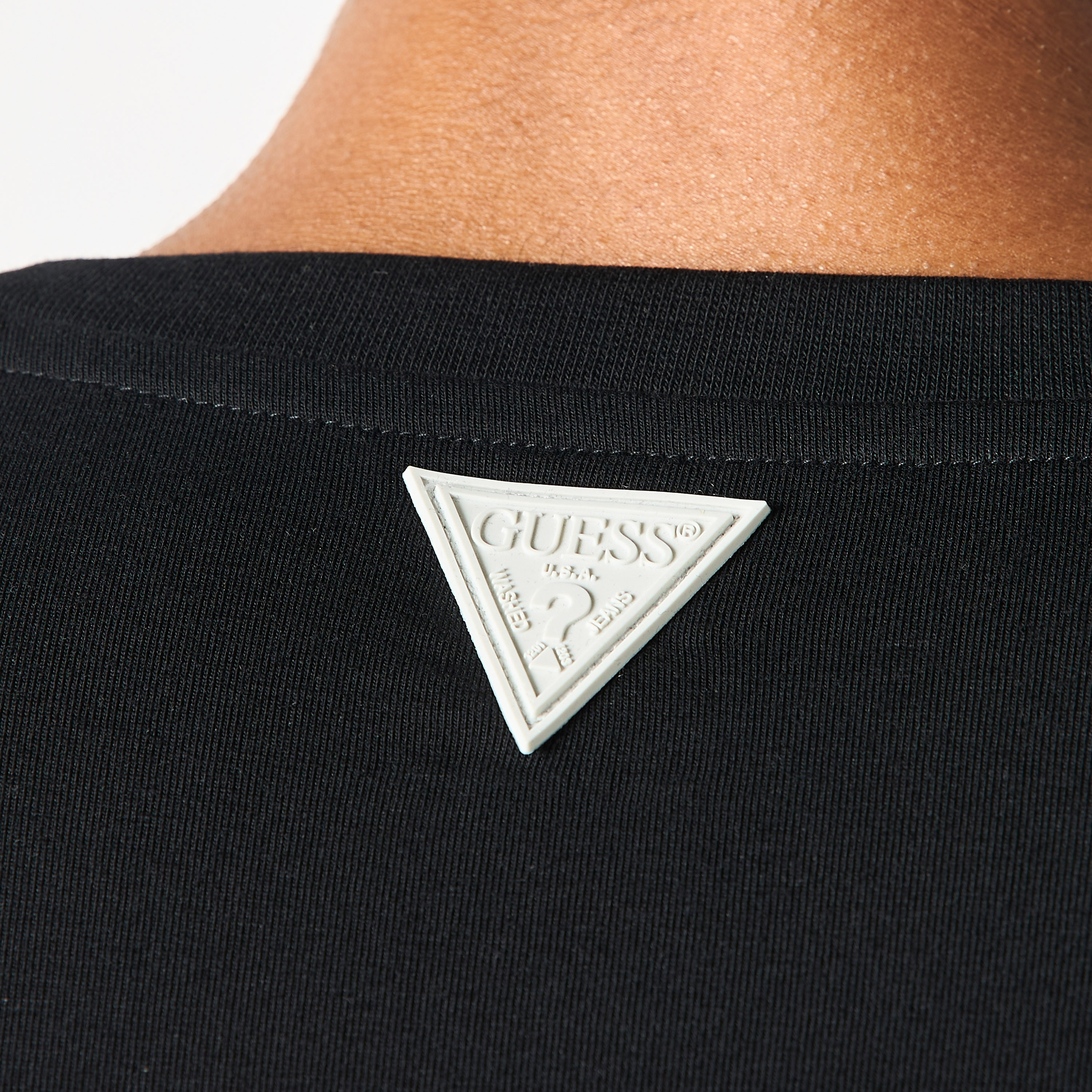 Guess Logo Print Crew Neck T-shirt with Short Sleeves-men-clothing-tshirtsandpolos-tshirts-image-16