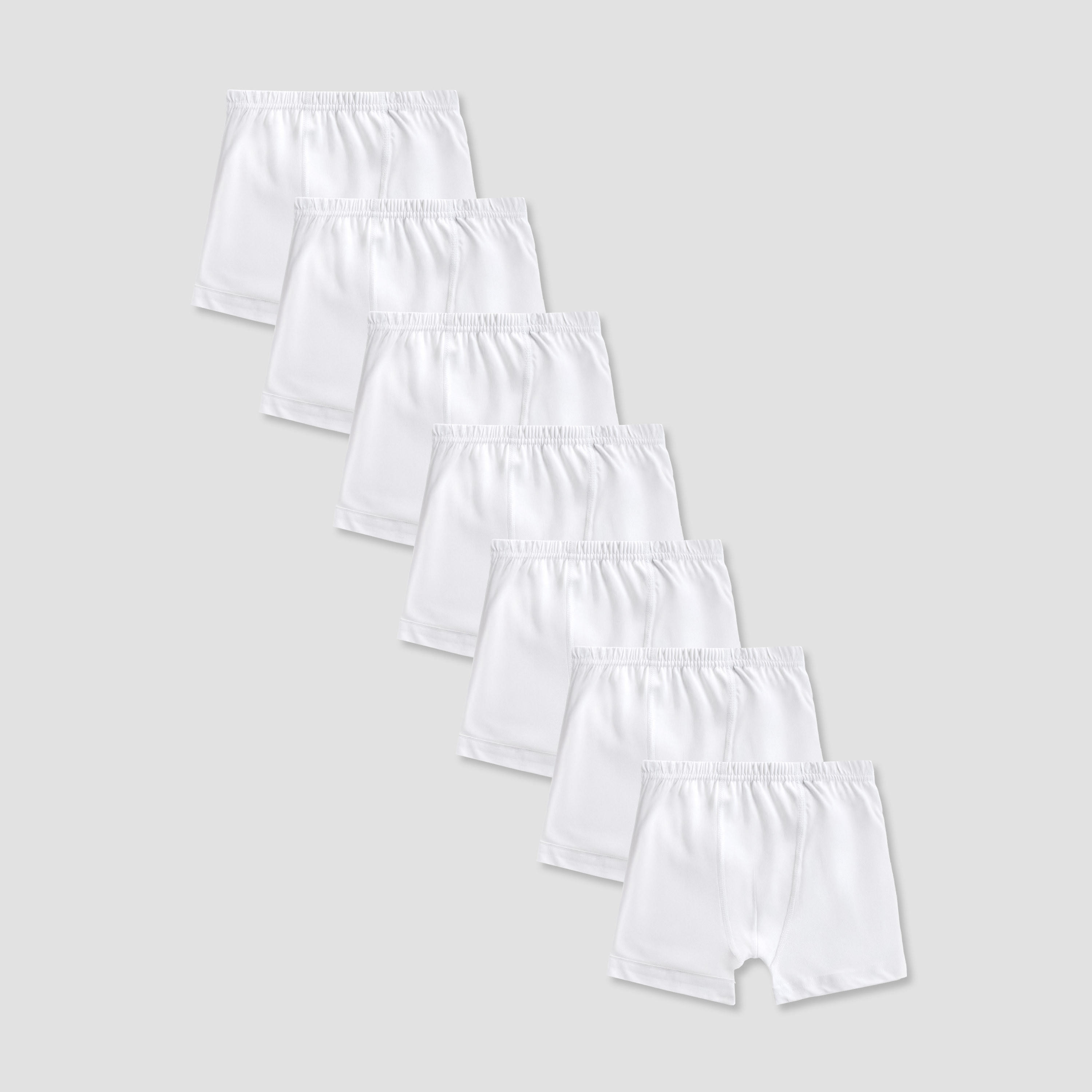 Juniors Boys Boxers with Elastic Waist - Cotton - 7-Piece Set-boys-clothing-innerwear-boxersandbriefs-image-1