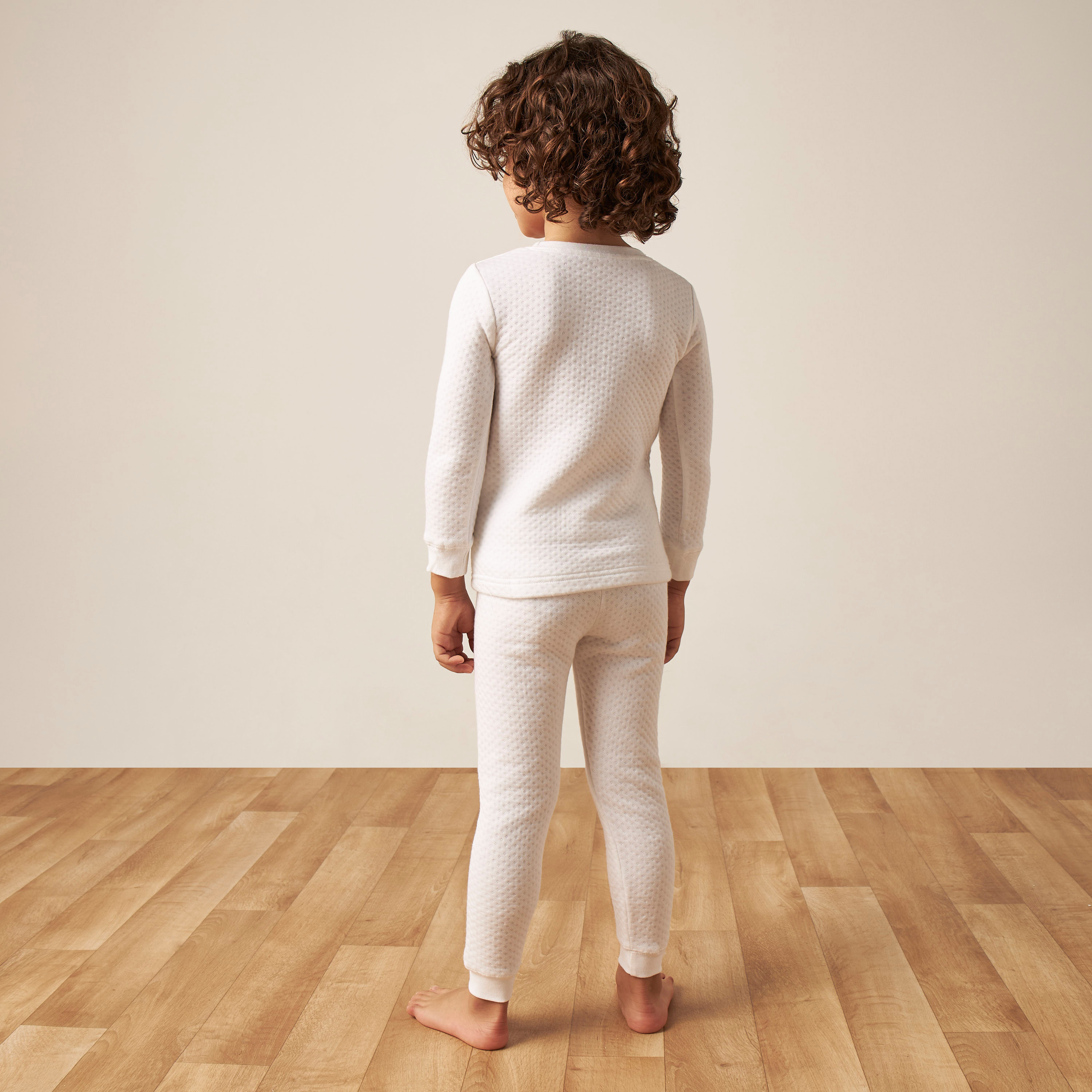 Juniors Textured Thermal T-shirt and Pyjama Set-boys-clothing-winterwear-thermalsets-image-5