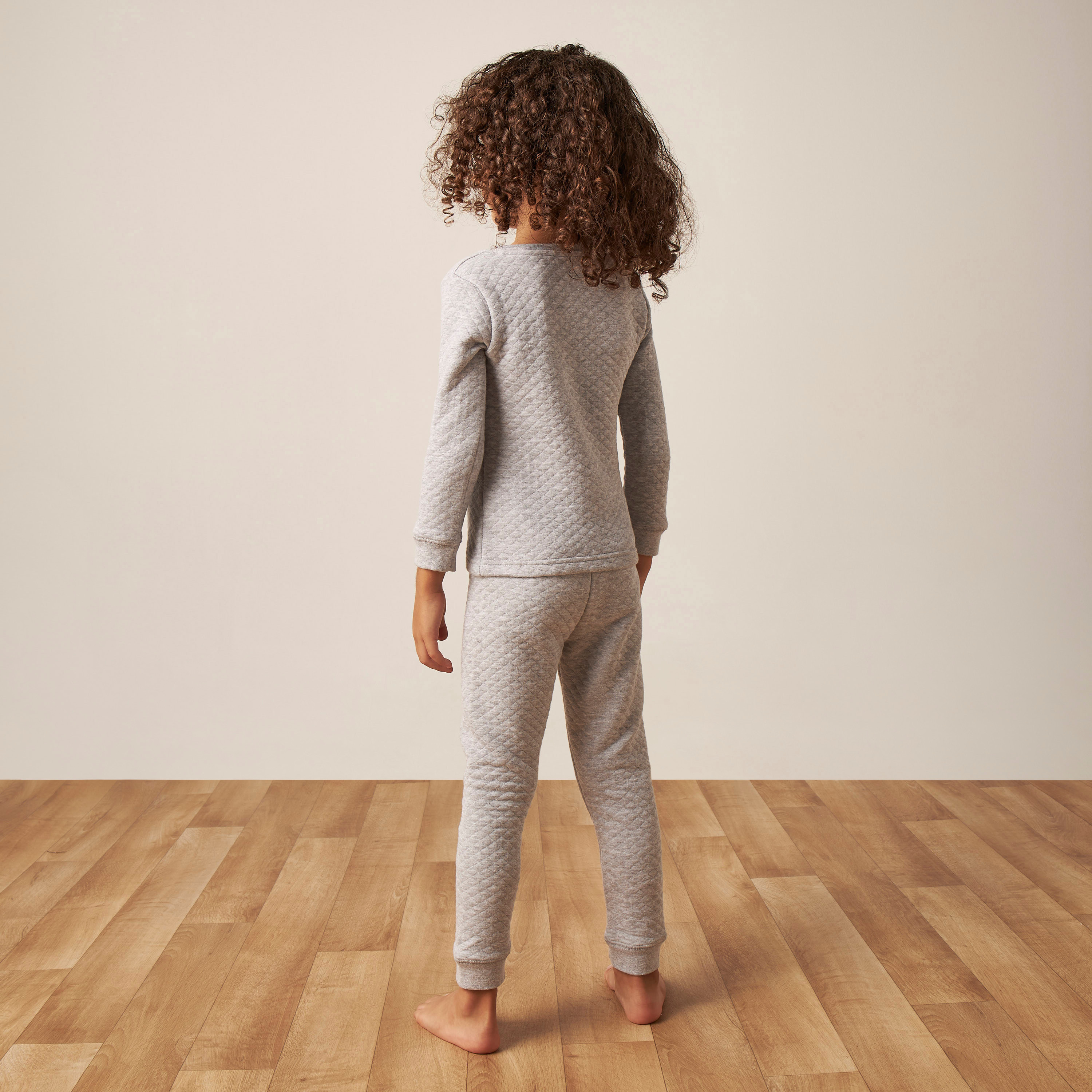 طقم بنطلون بيجاما وتيشيرت حراري بارز الملمس من جونيورز-baby-boys-clothing-winterwear-thermalsets-image-5