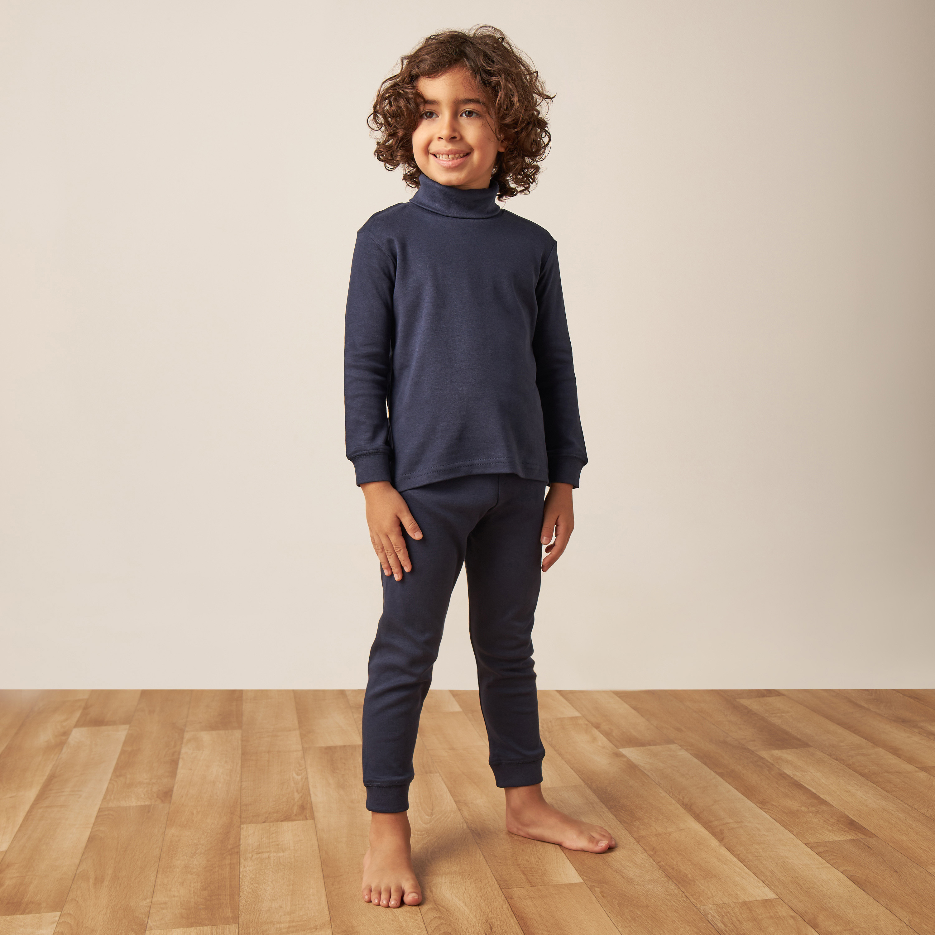 طقم حراري سادة قطعتين من جونيورز-boys-clothing-winterwear-thermalsets-image-5