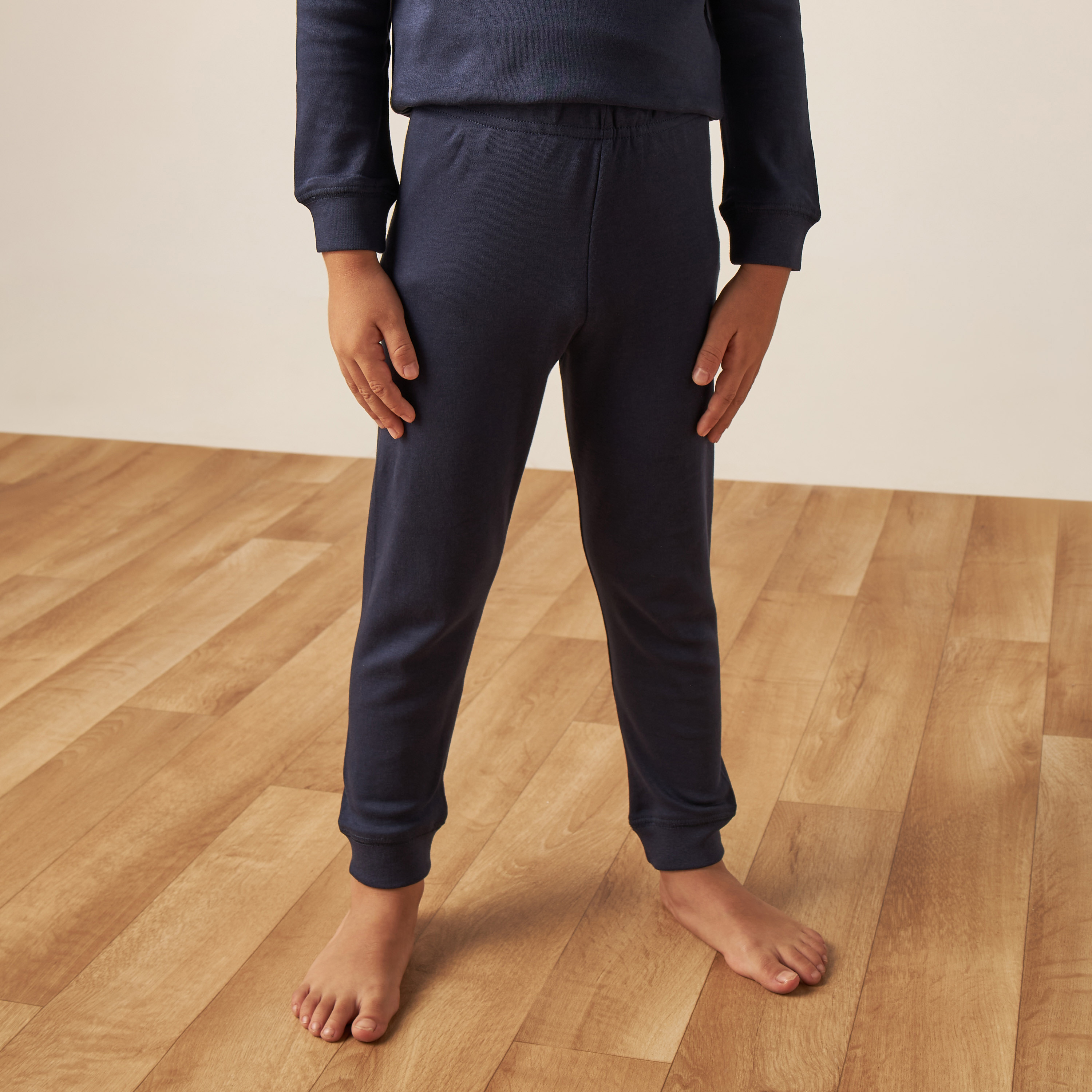 طقم حراري سادة قطعتين من جونيورز-boys-clothing-winterwear-thermalsets-image-3