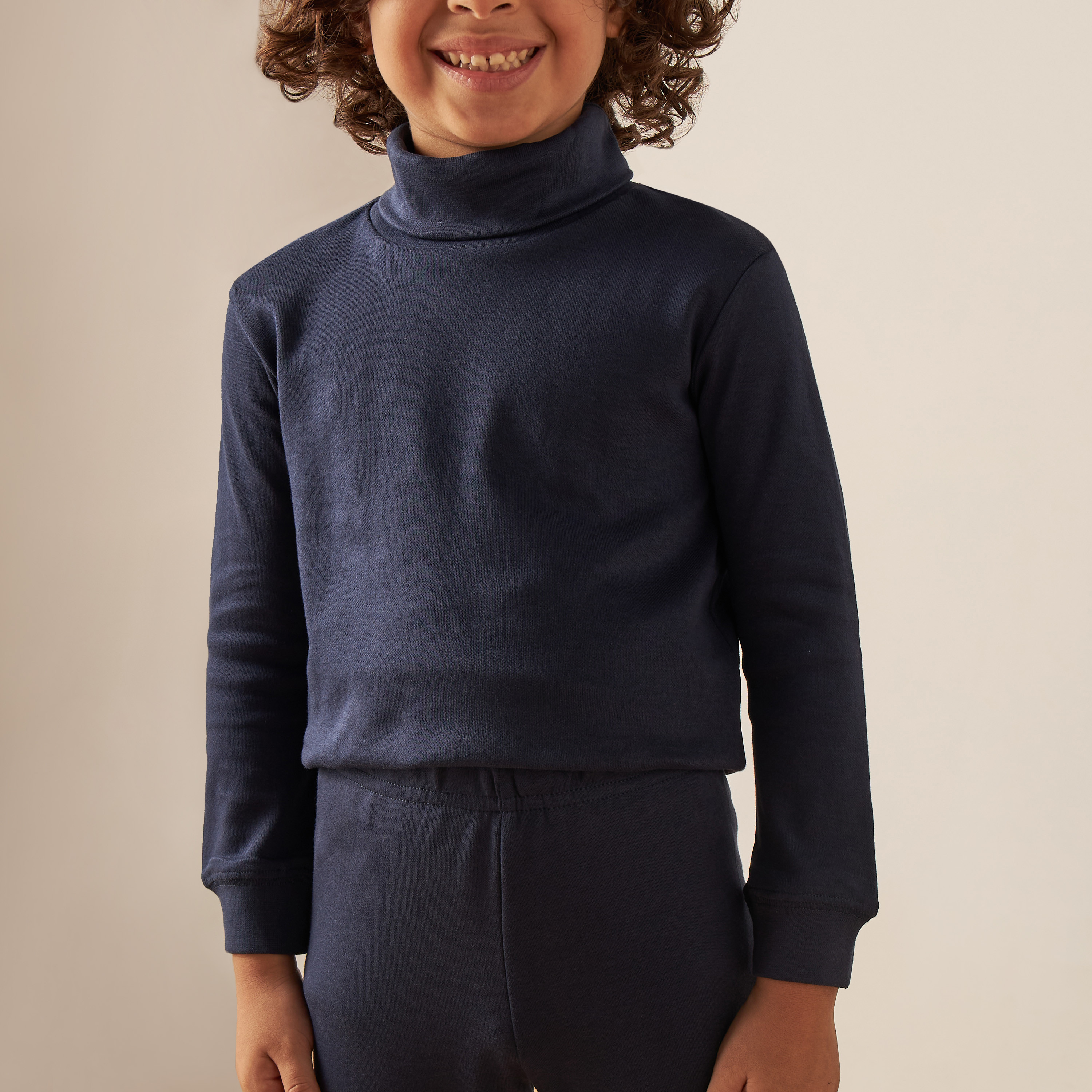 طقم حراري سادة قطعتين من جونيورز-boys-clothing-winterwear-thermalsets-image-2