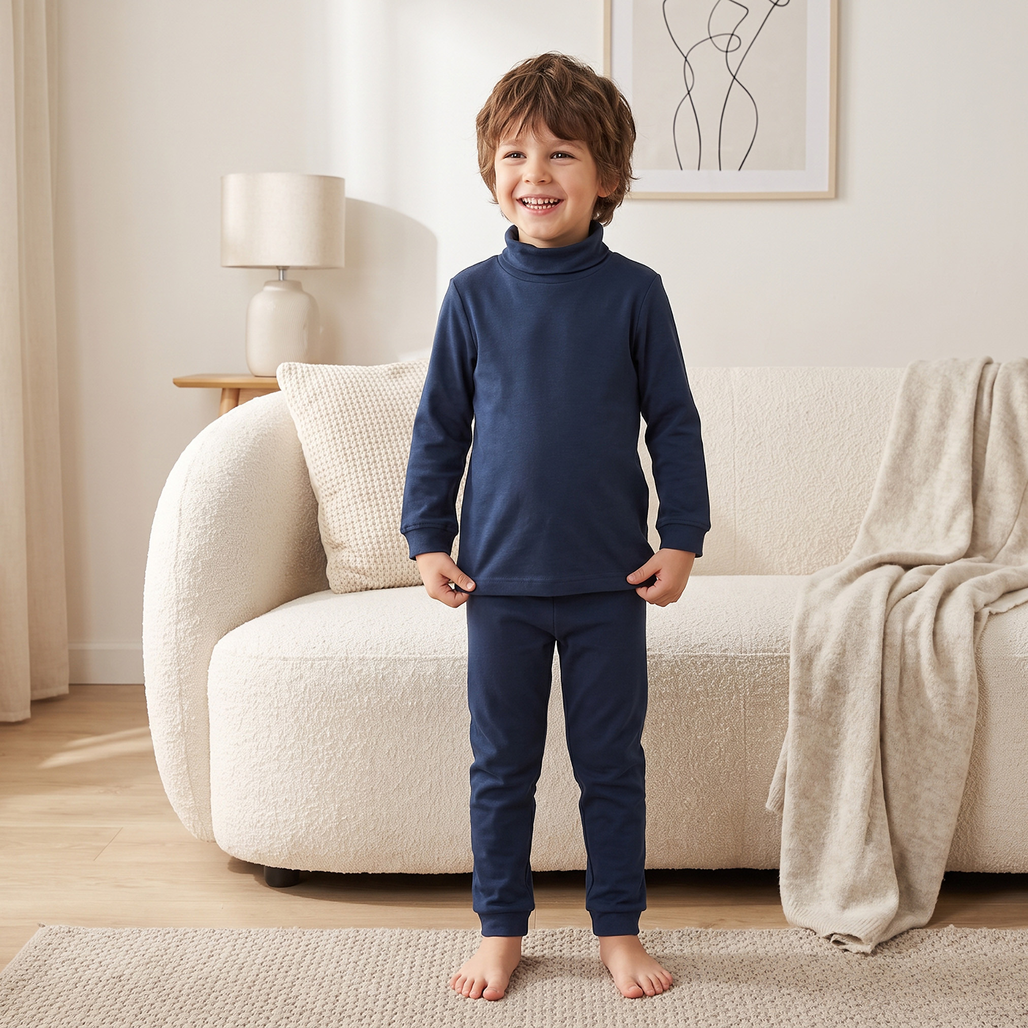 Juniors Solid 2-Piece Thermal Set-baby-boys-clothing-winterwear-thermalsets-image-7