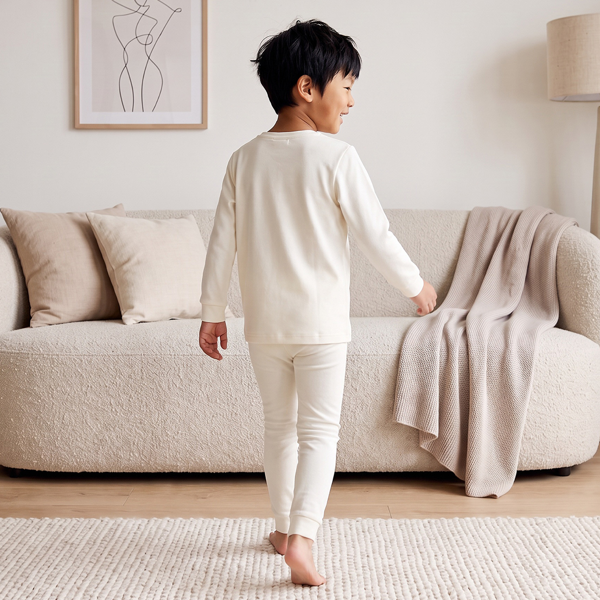 Juniors Round Neck Long Sleeves Thermal Set with Elasticated Waistband-baby-boys-clothing-winterwear-thermalsets-image-2